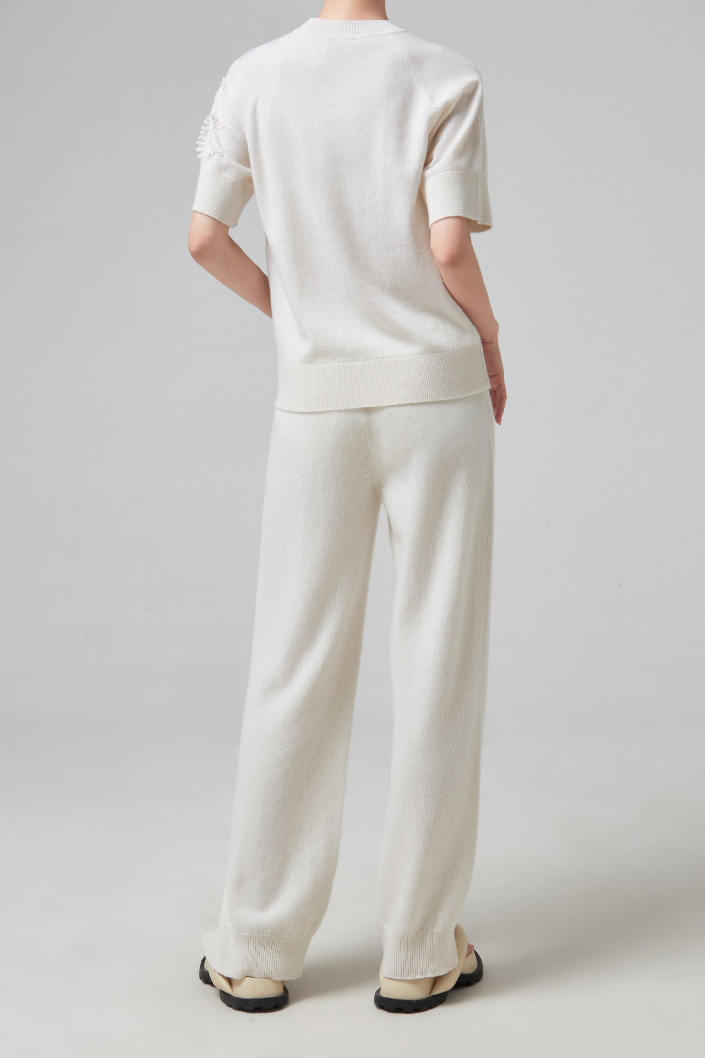KNITTED PURE TEE SHIRTS