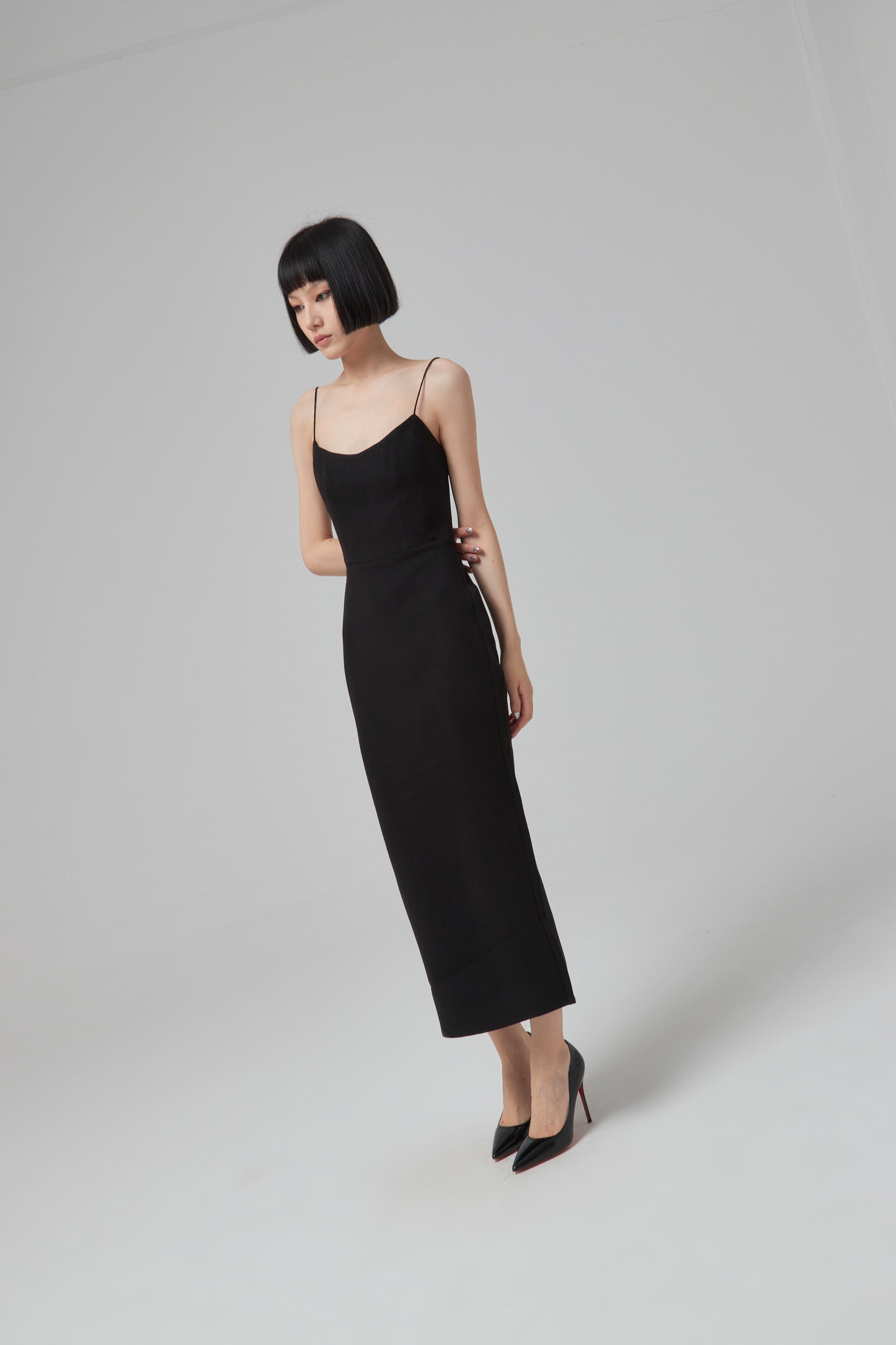 ZANE- STRETCH CREPE SINGLET D