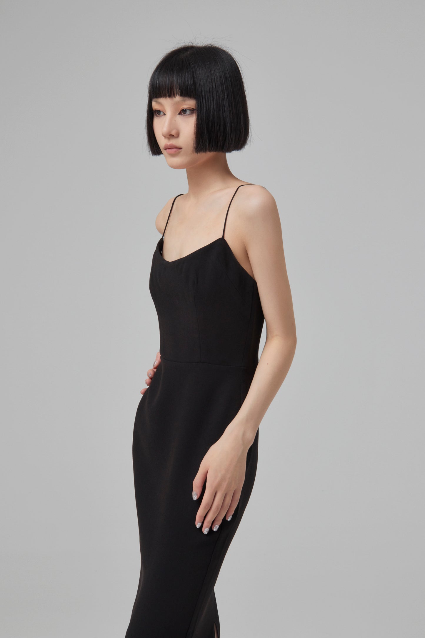 ZANE- STRETCH CREPE SINGLET D
