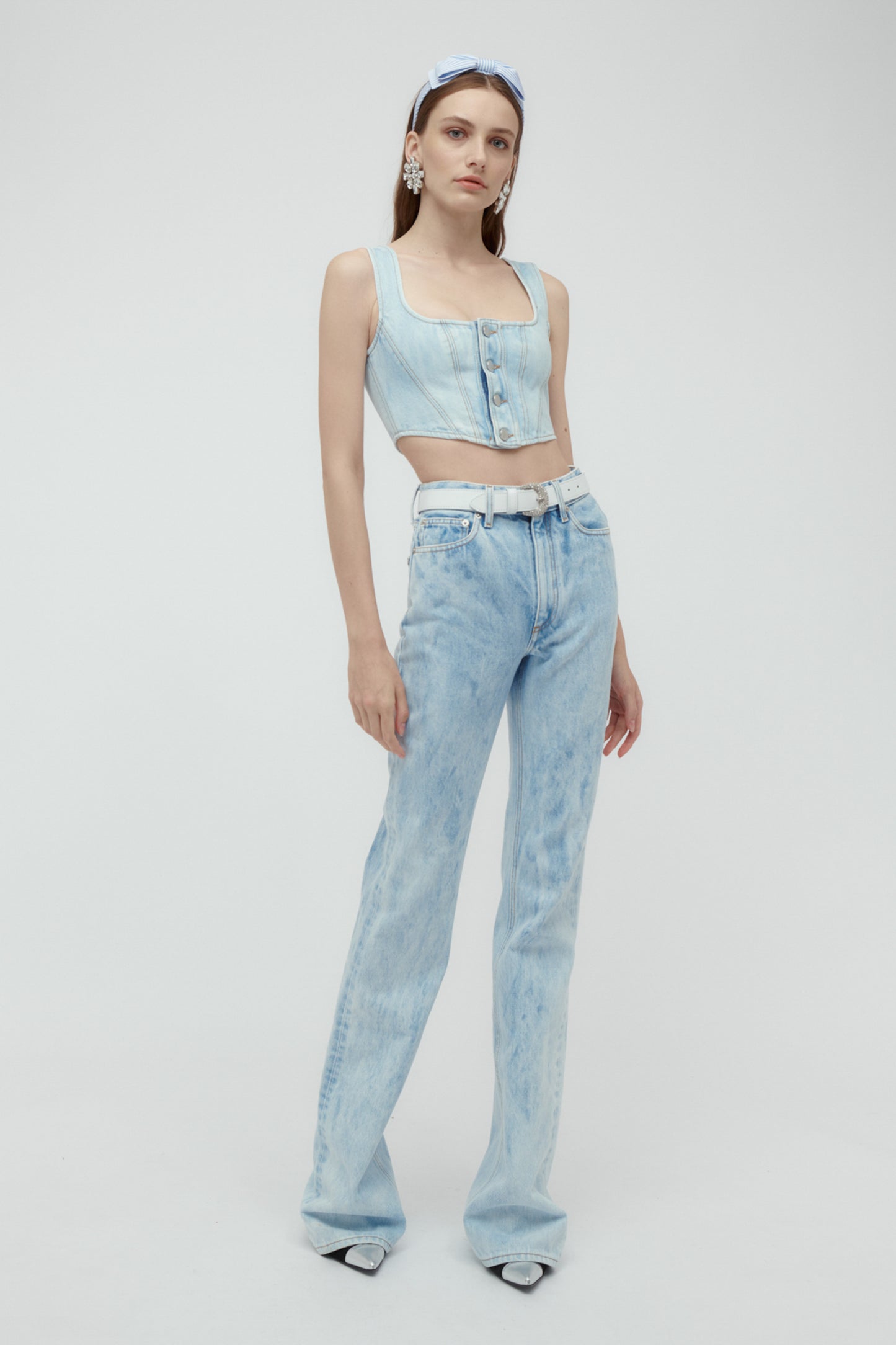 DENIM CORSET