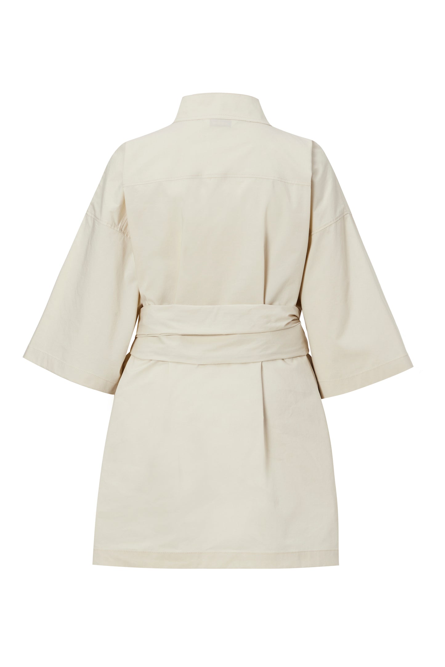 COTTON TRENCH BLOUSE