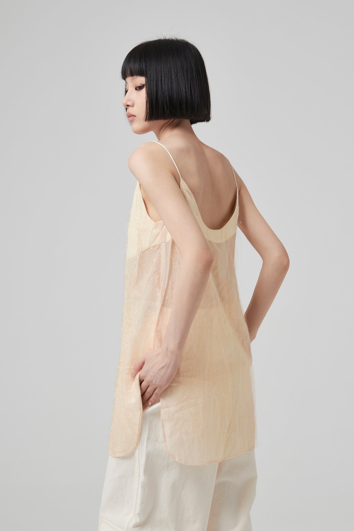 WILDFLOWER FILM JACQUARD OMBRE DYED CAMISOLE TOP