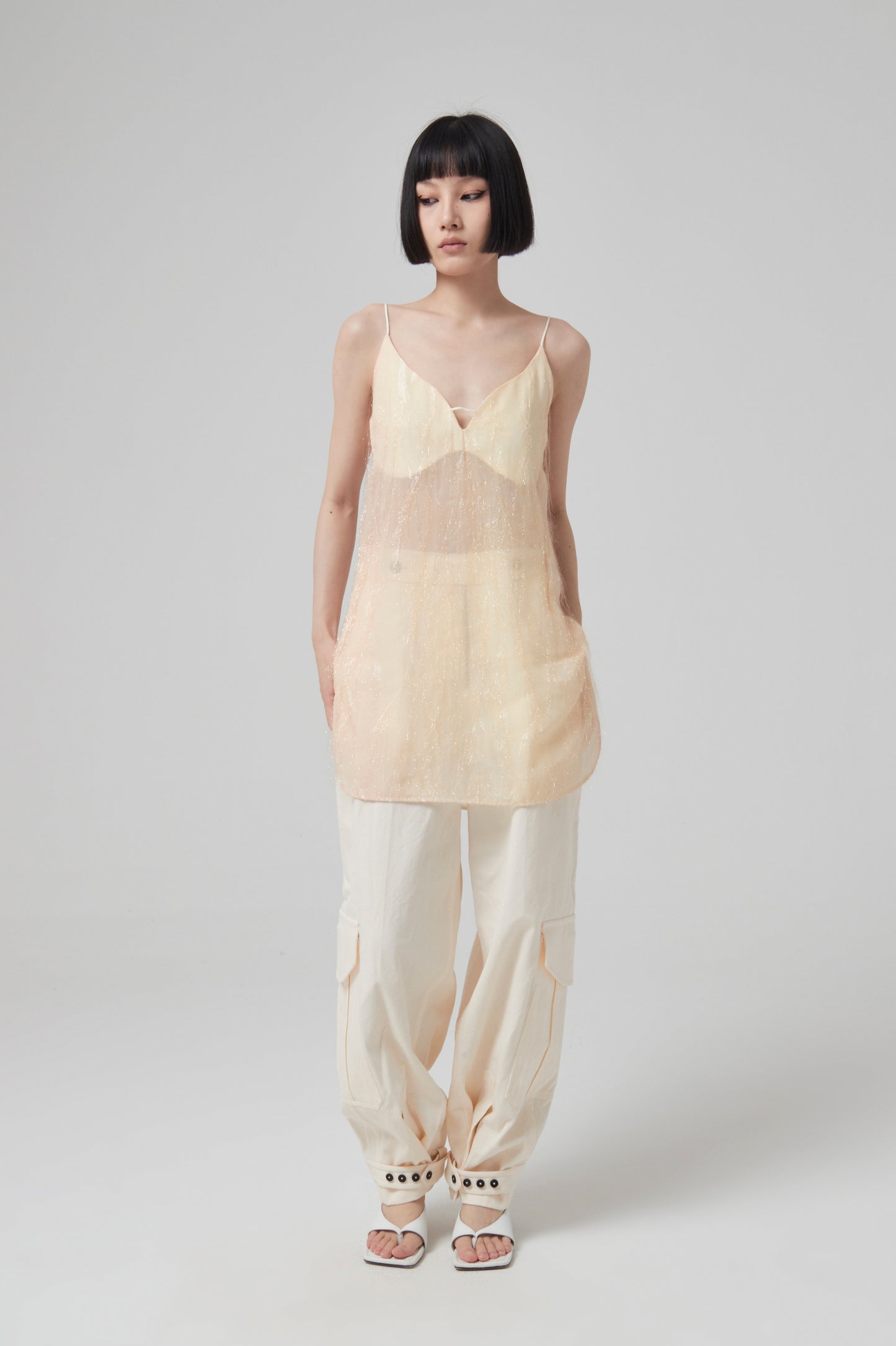 WILDFLOWER FILM JACQUARD OMBRE DYED CAMISOLE TOP