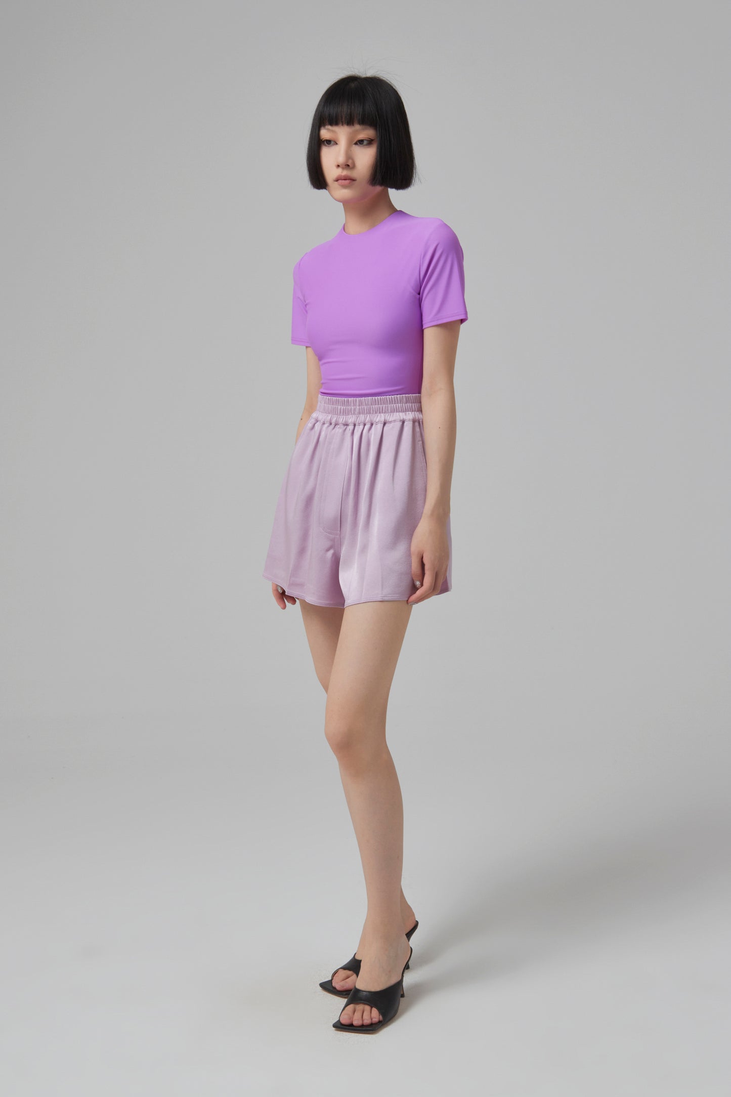 HAYES- SATIN CREPE BOXER SHOR