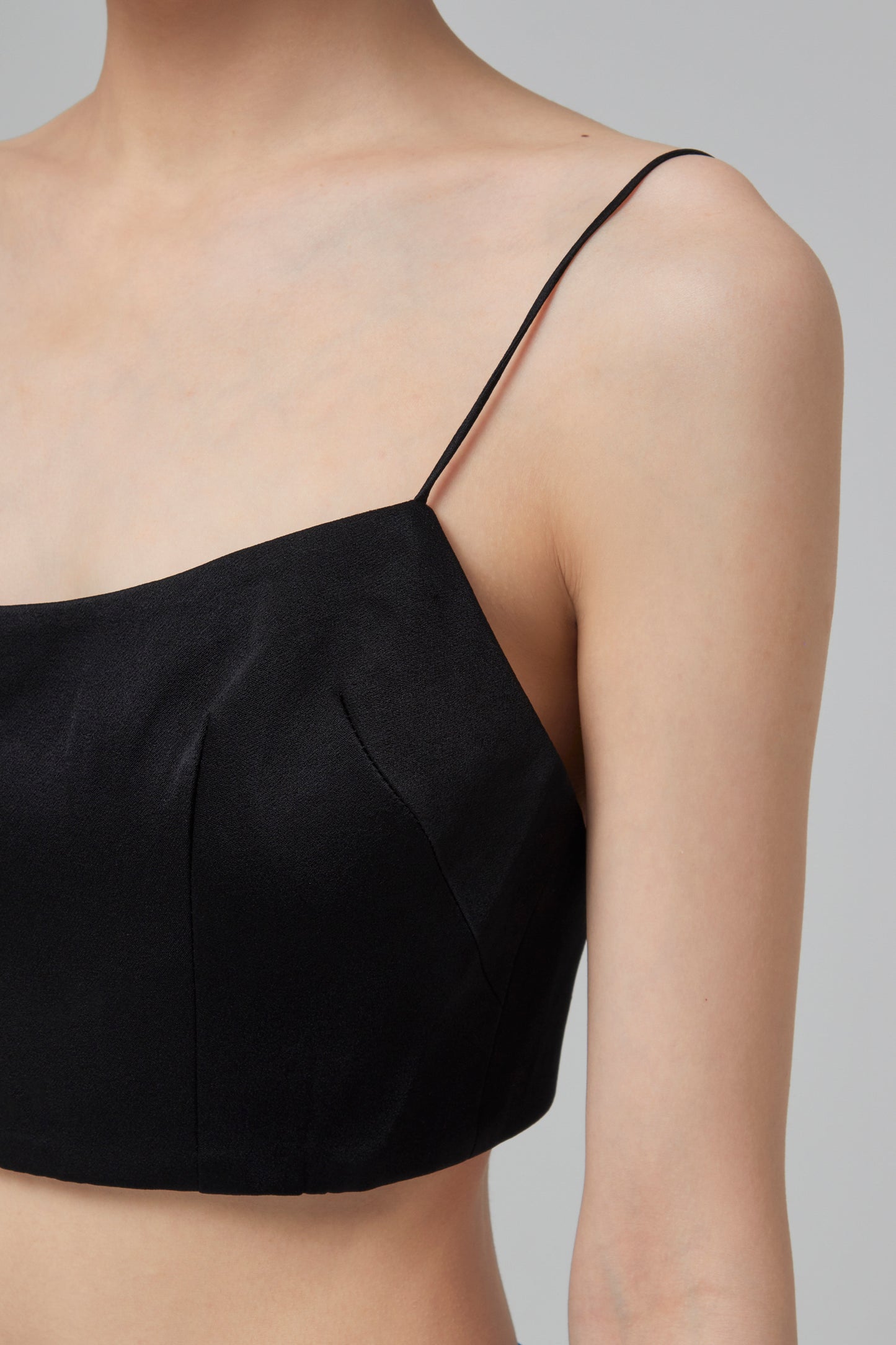 KEENE- SATIN CREPE SINGLET CRO