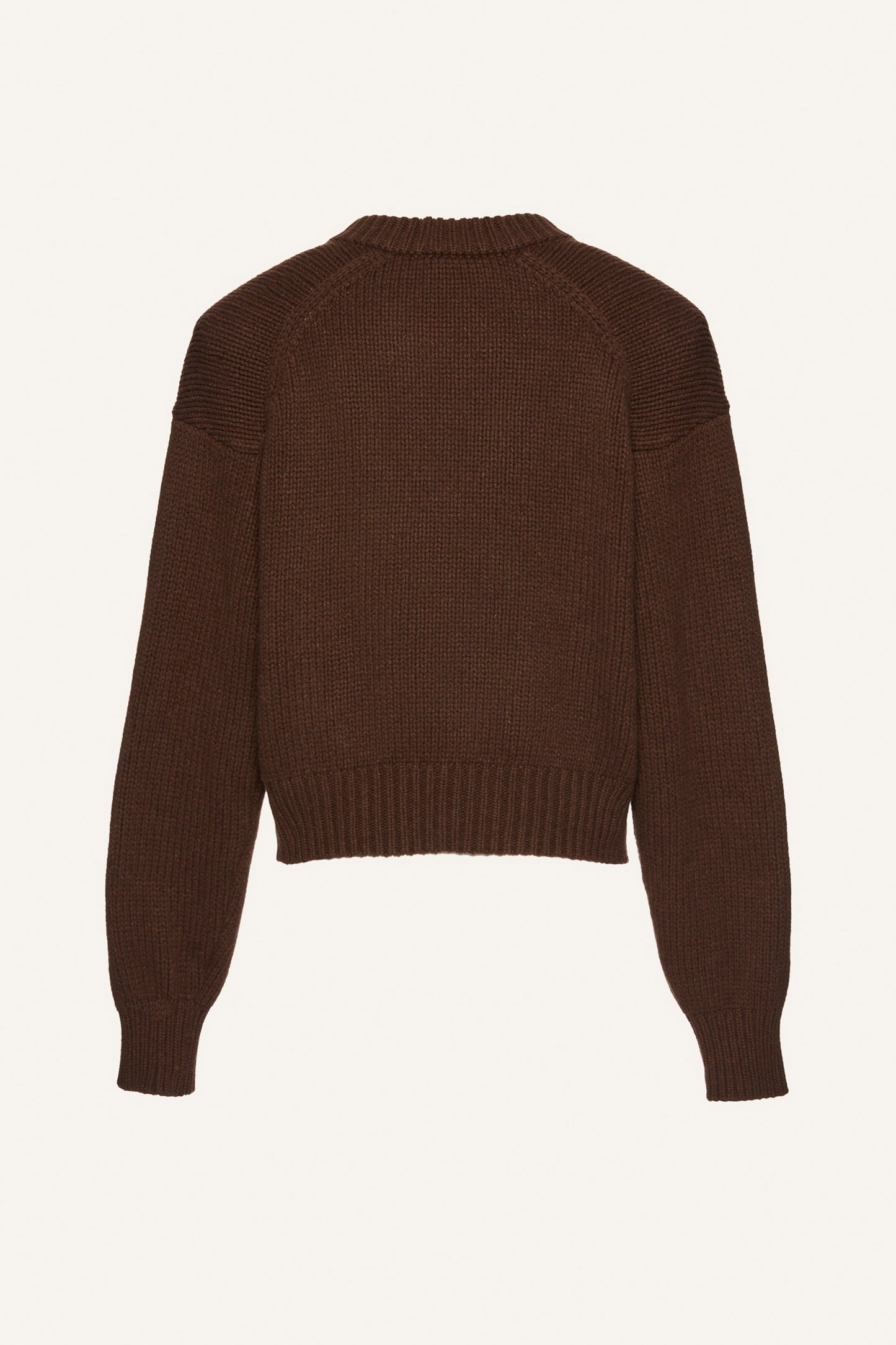 AW23 KNITWEAR 09 SWEATER BROWN