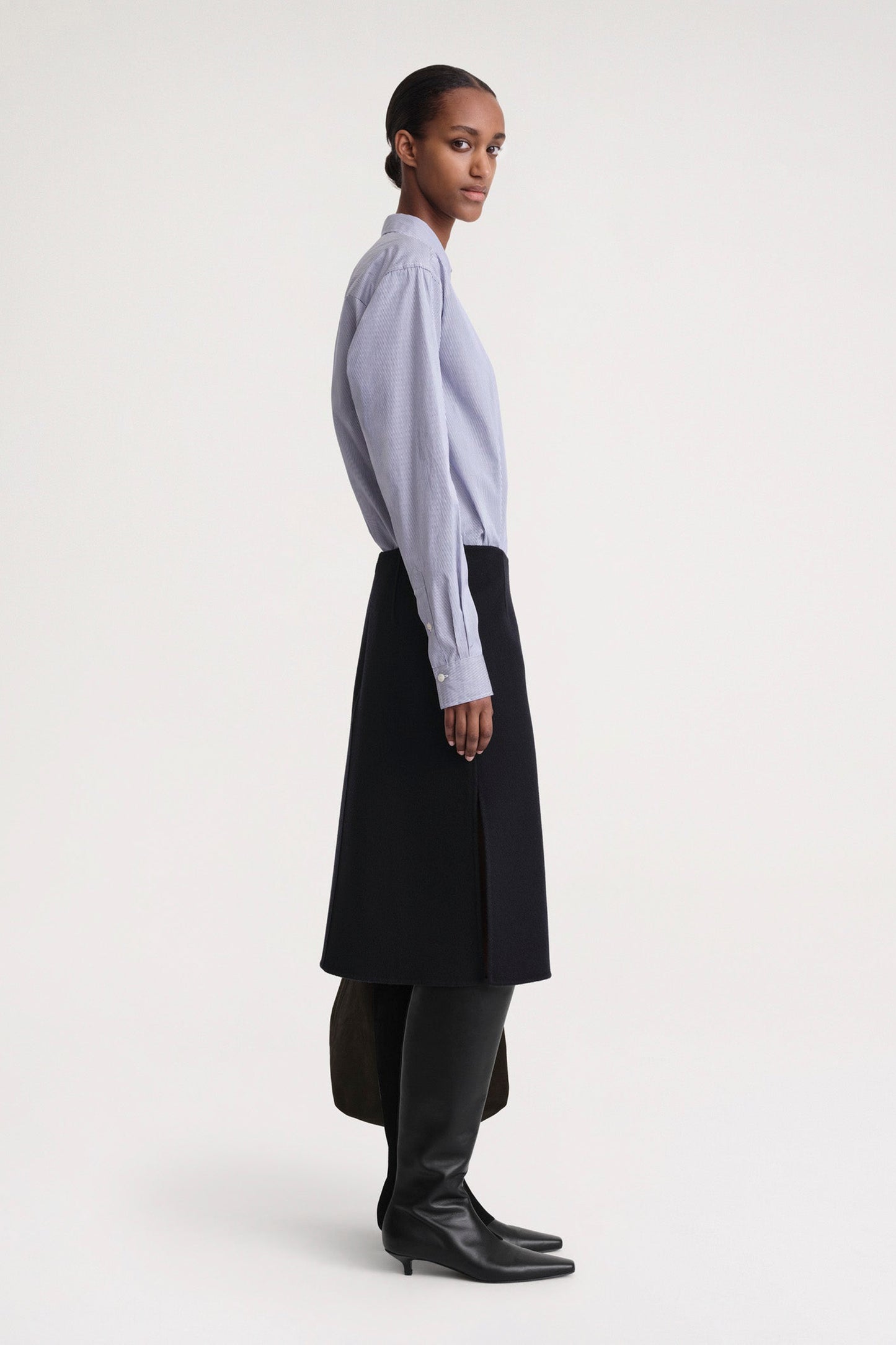 Side-Split Doublé Skirt