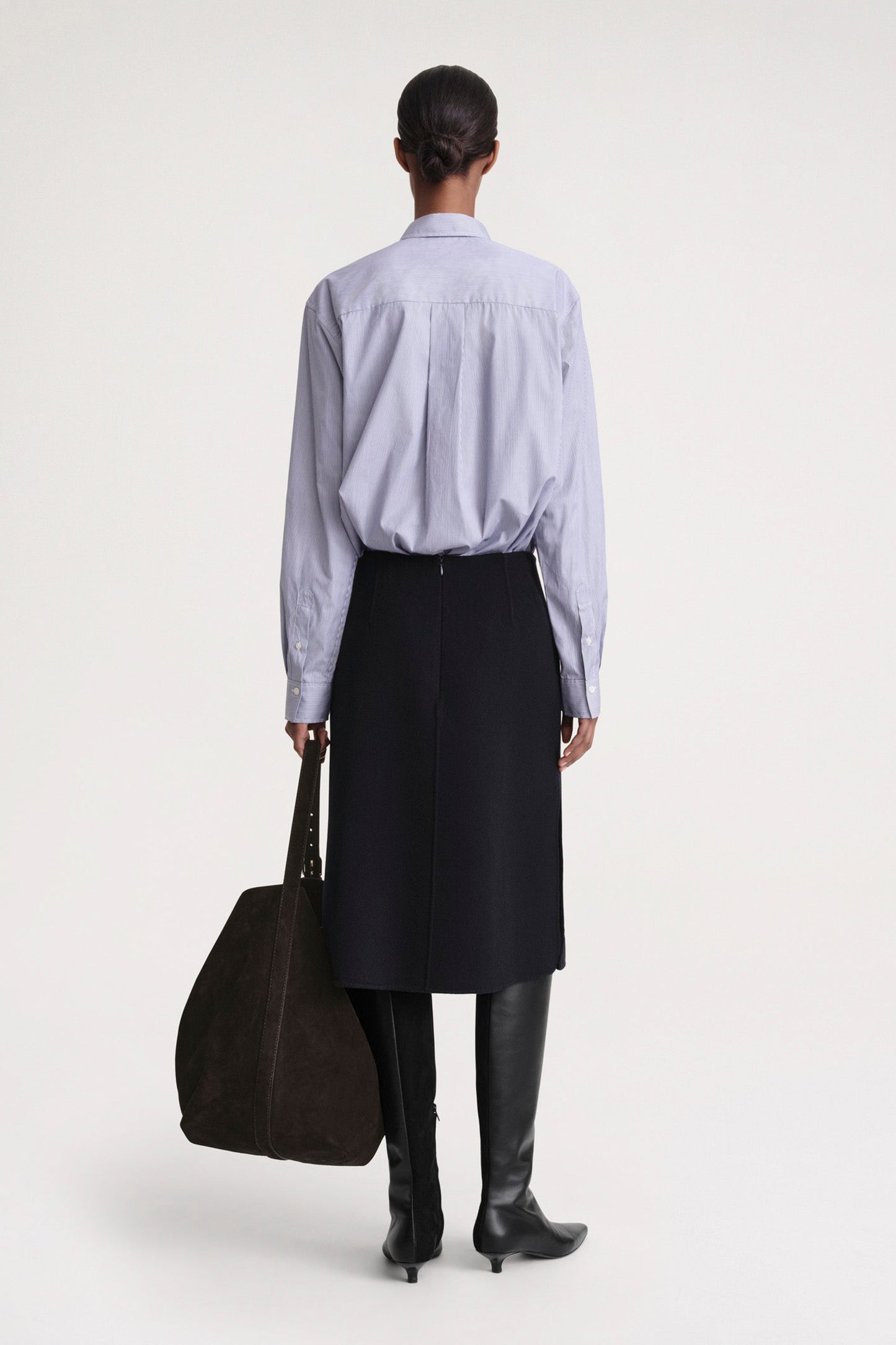 Side-Split Doublé Skirt
