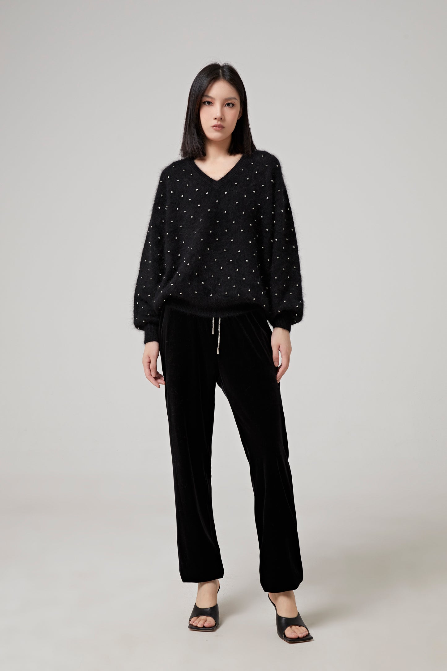 CRYSTAL KNIT TOP