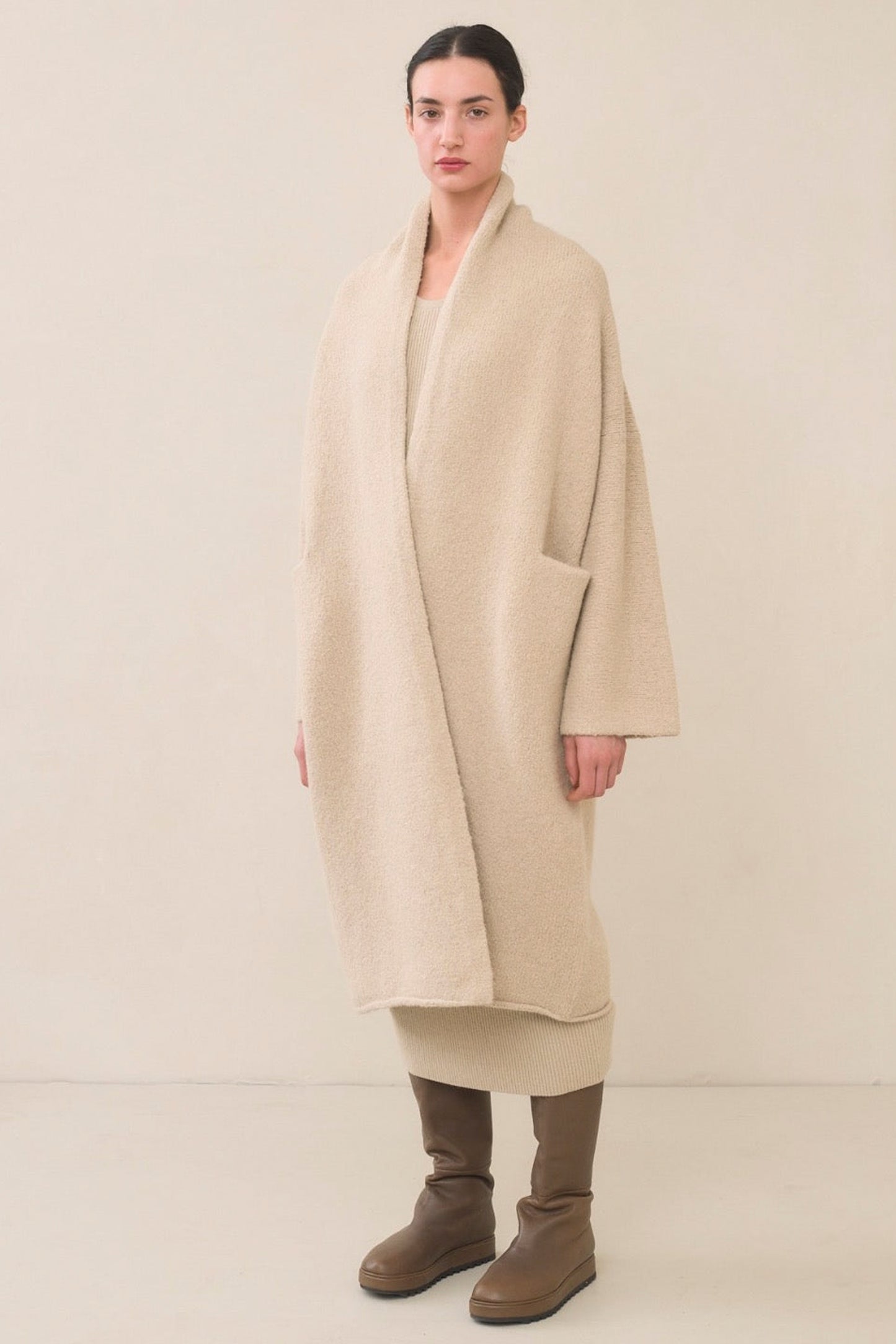 LONG SHAWL CARDIGAN