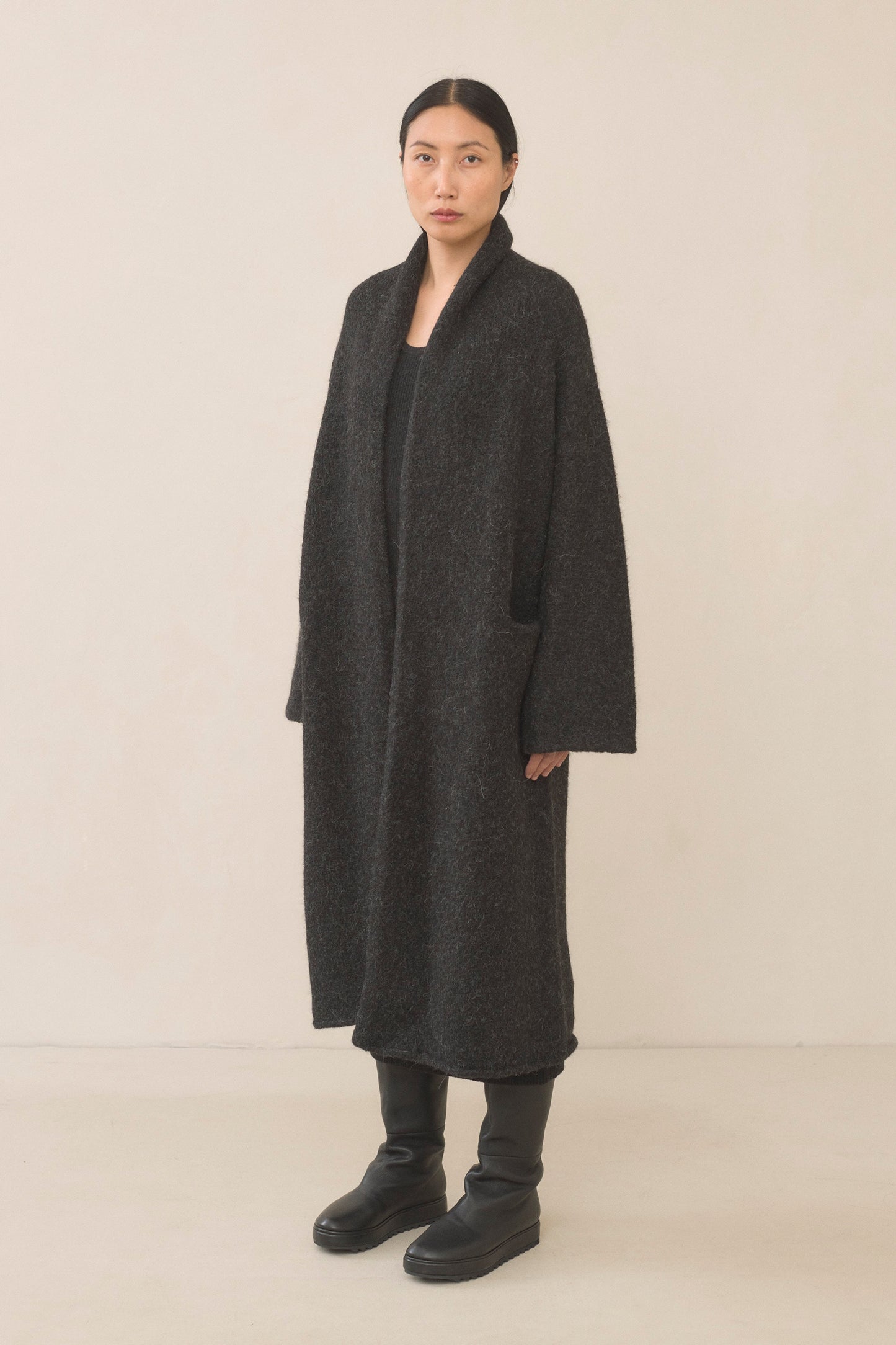 LONG SHAWL CARDIGAN