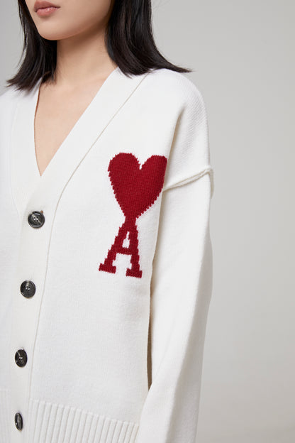 RED ADC CARDIGAN