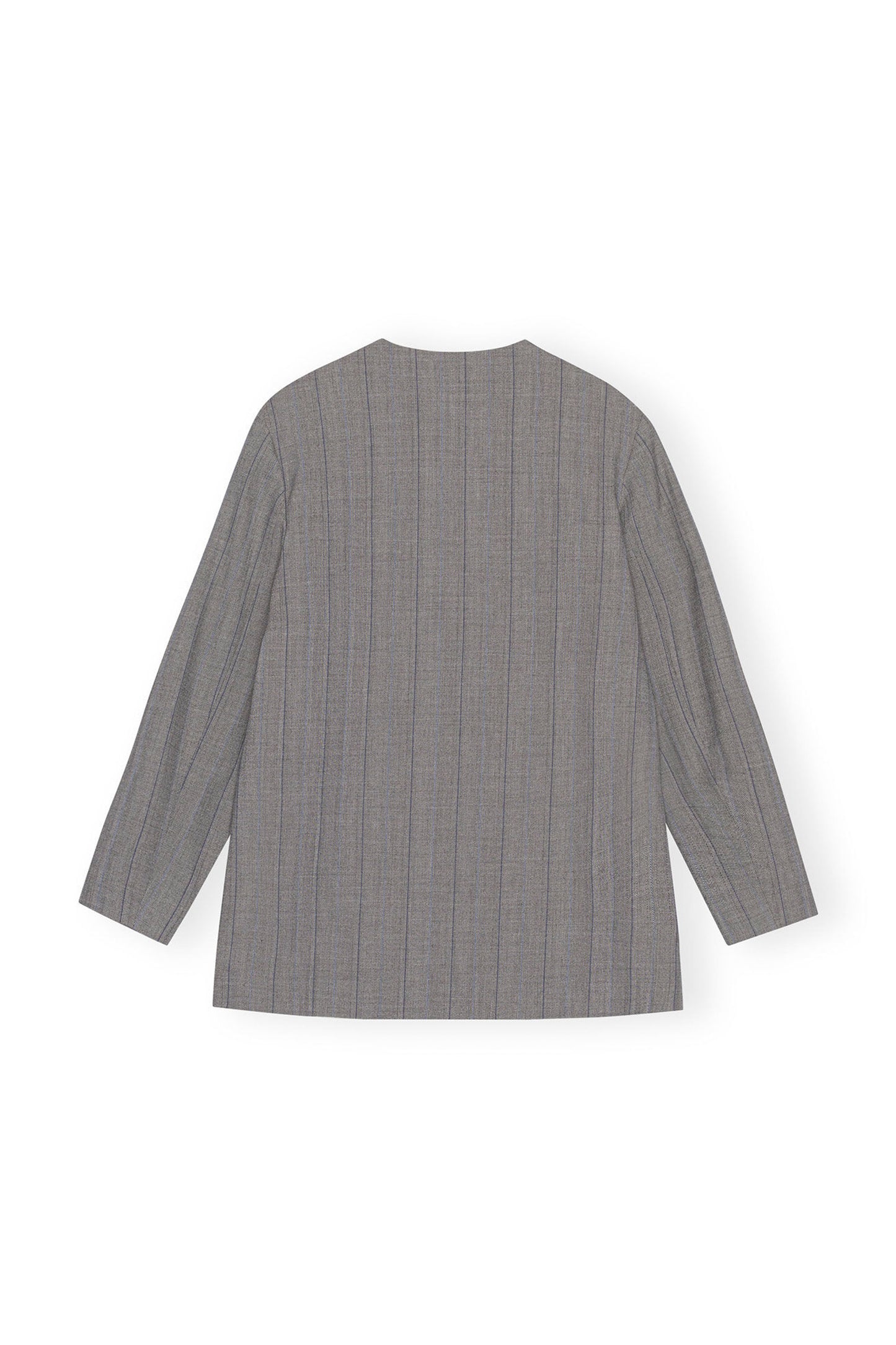Herringbone Suiting Boxy Blazer