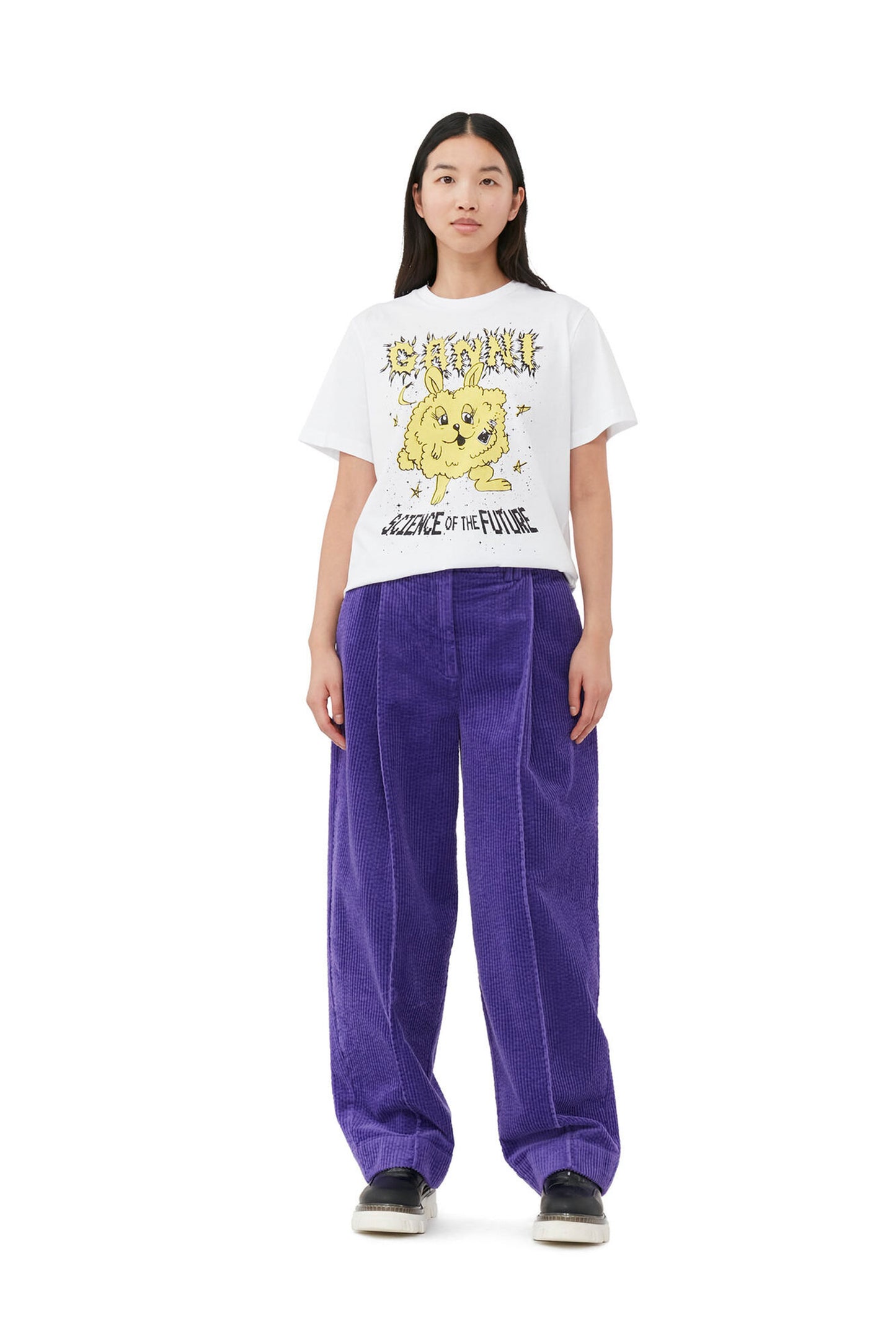 Corduroy Relaxed Pleated Pants