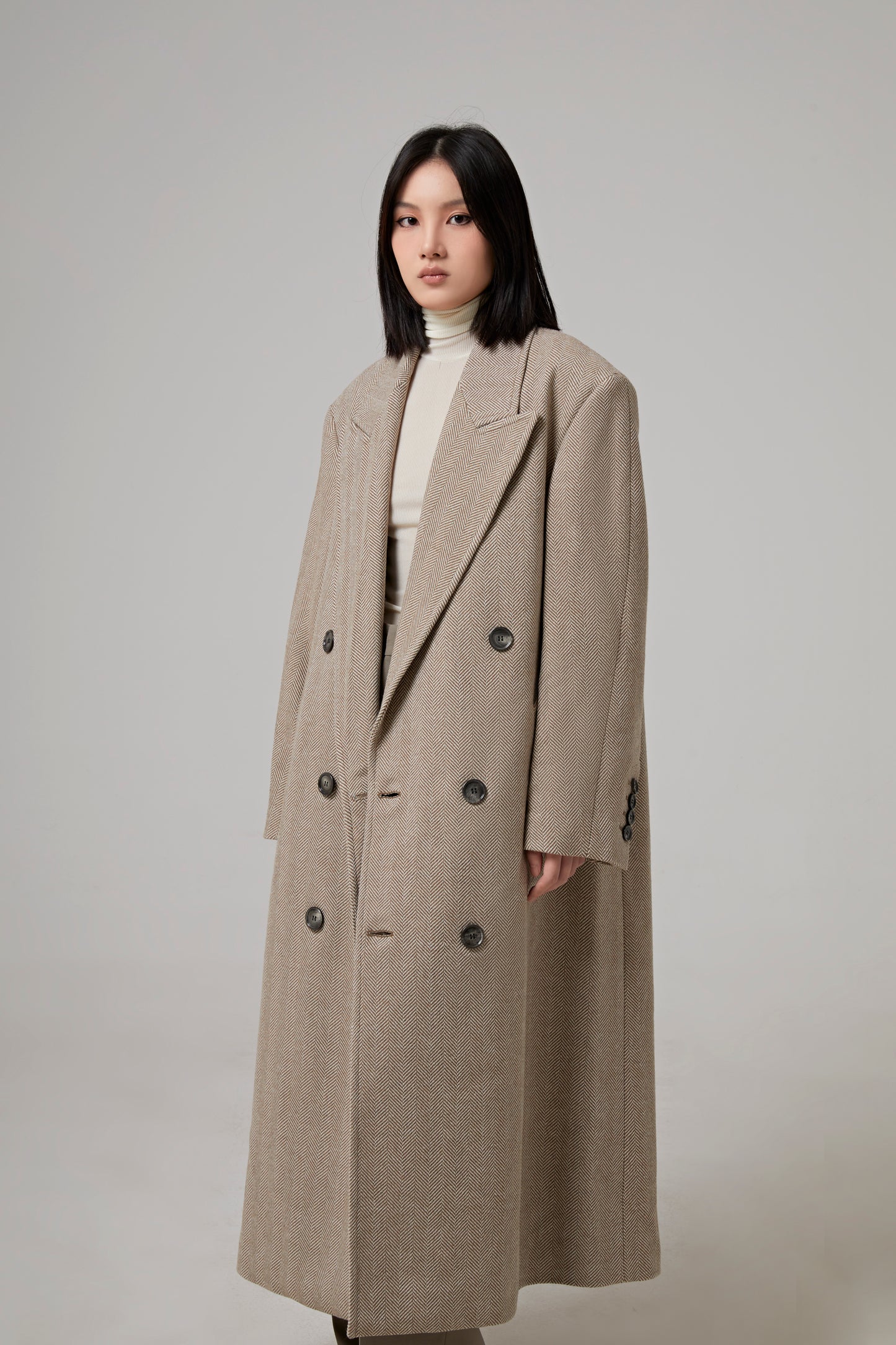 DOUBLE BREASTED COAT