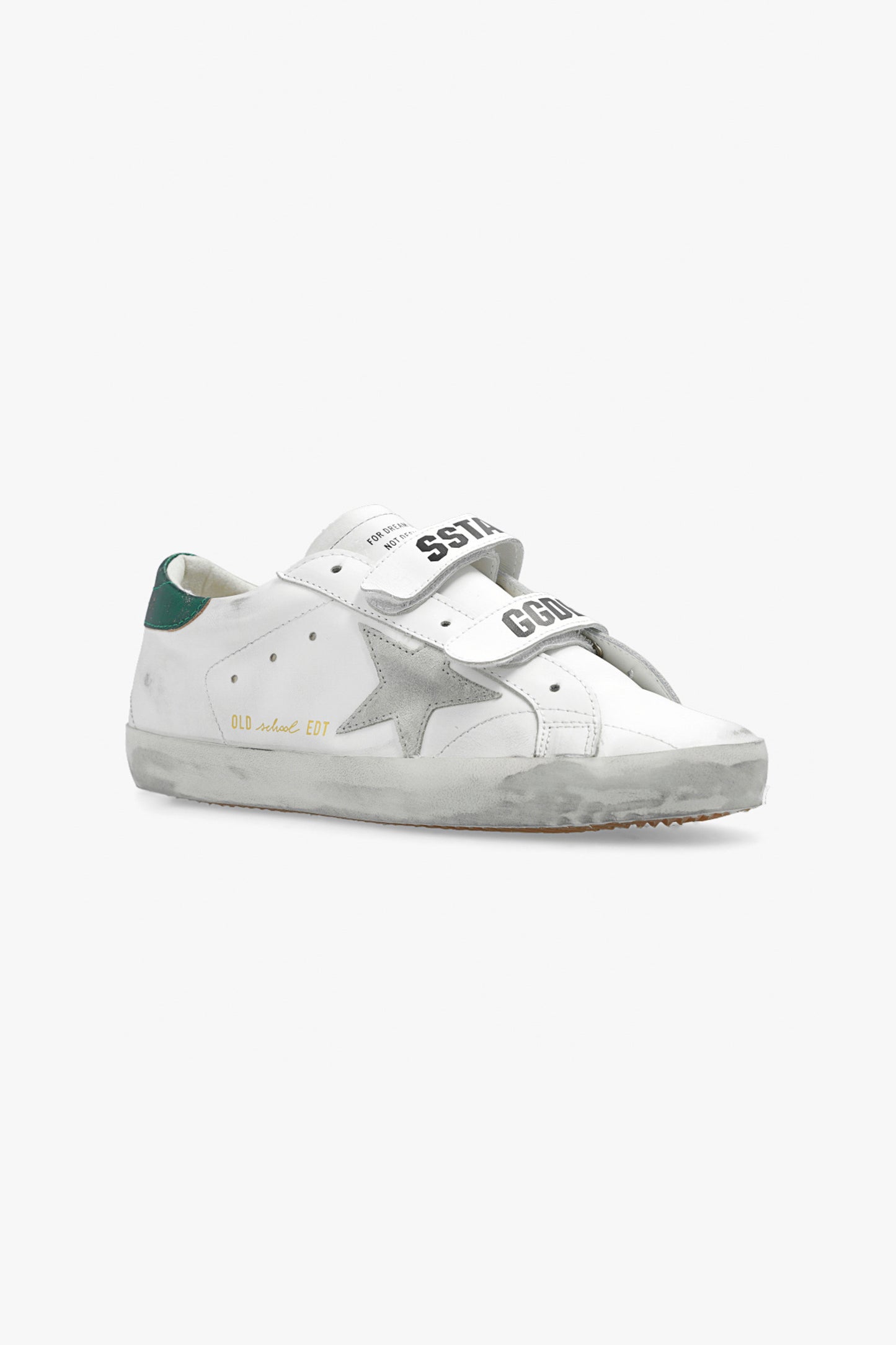 OLD SCHOOL LEATHER UPPER SUEDE STAR VINTAGE LAMINATED HEEL