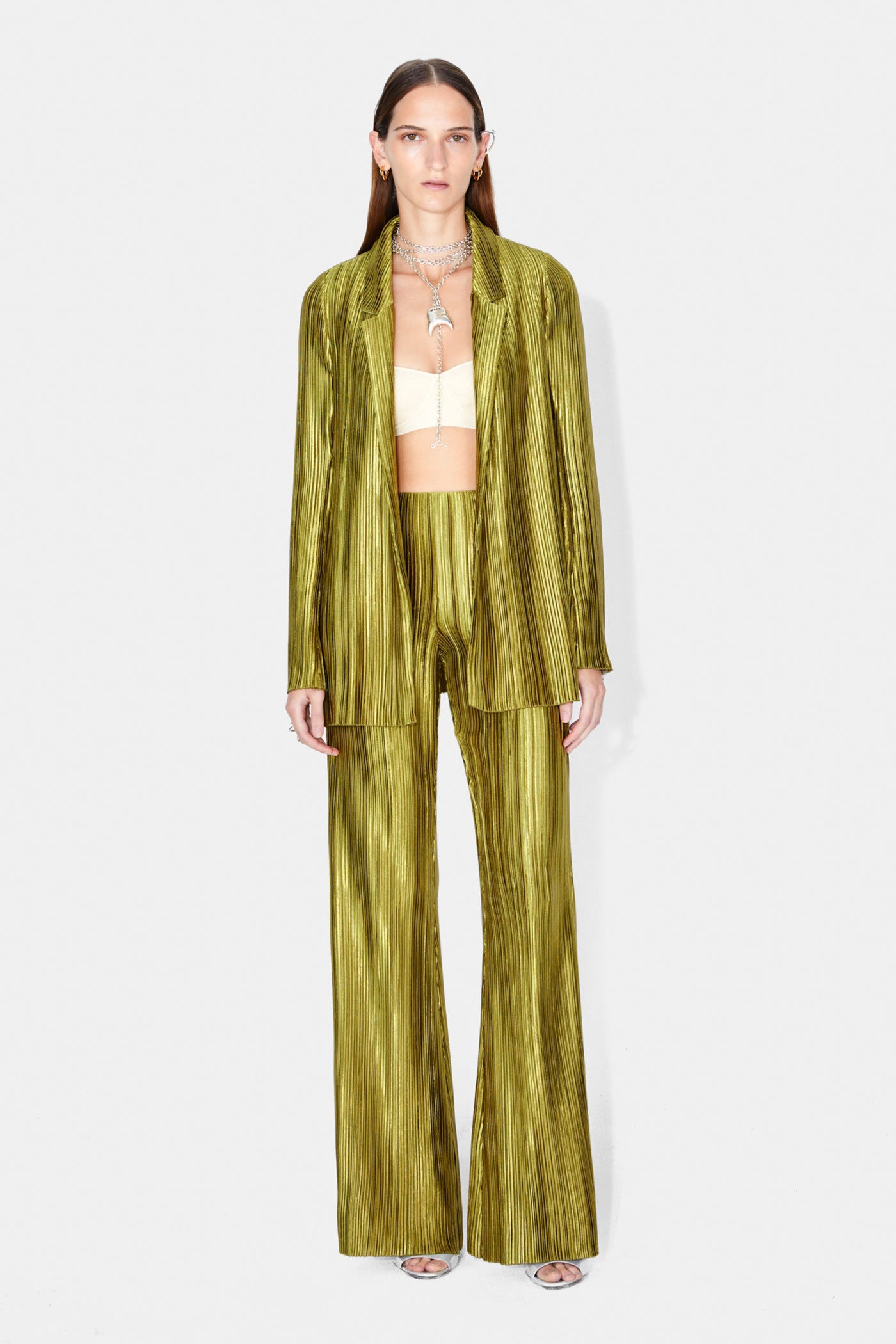 NUAGE PLEATED BLAZER