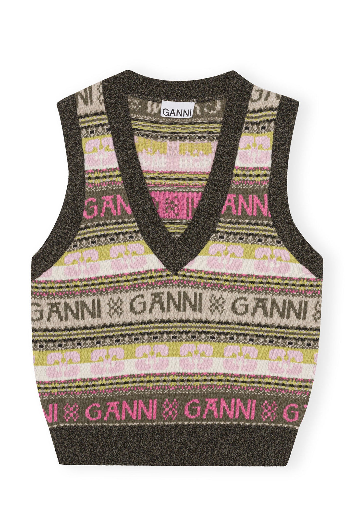 Logo Wool Mix Vest