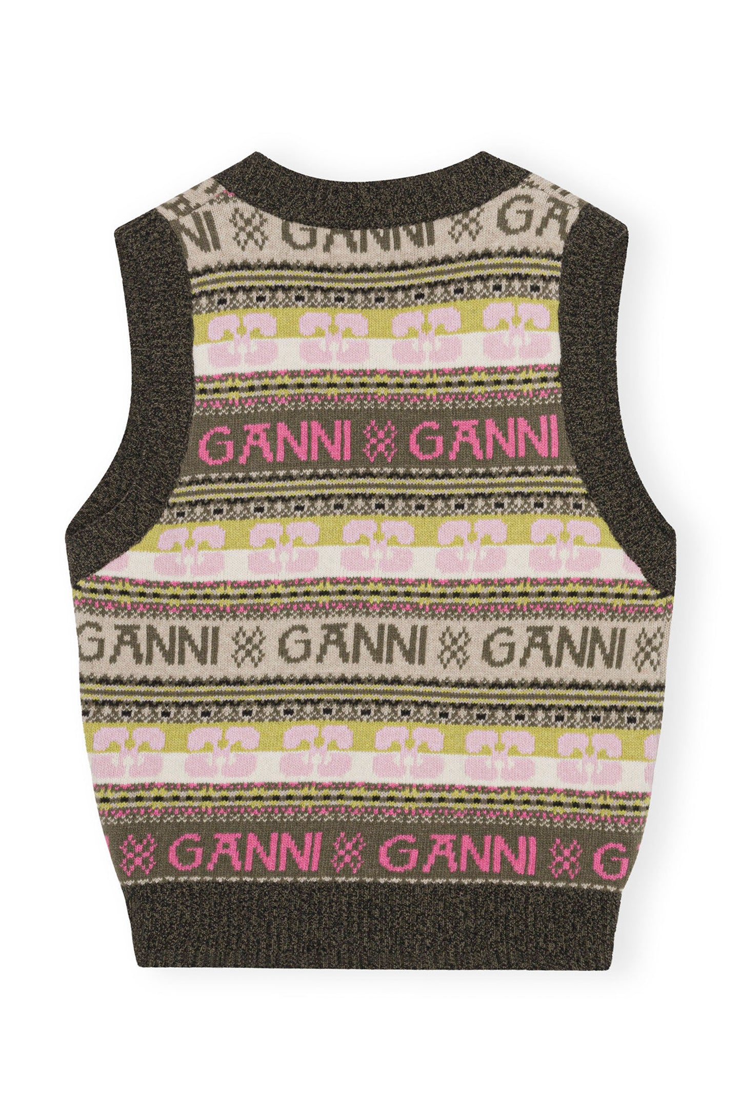 Logo Wool Mix Vest