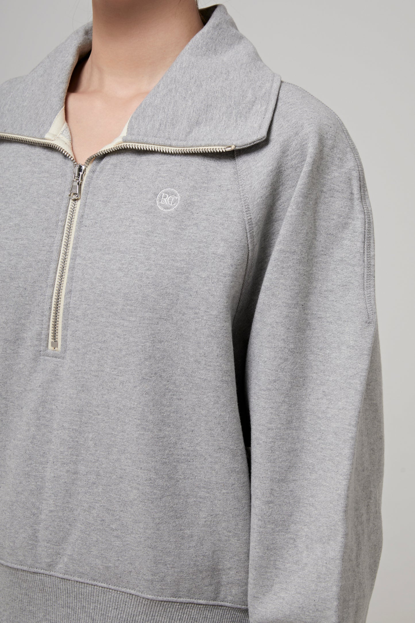 SIGNATURE LOGO ZIP SWEATSHIRT