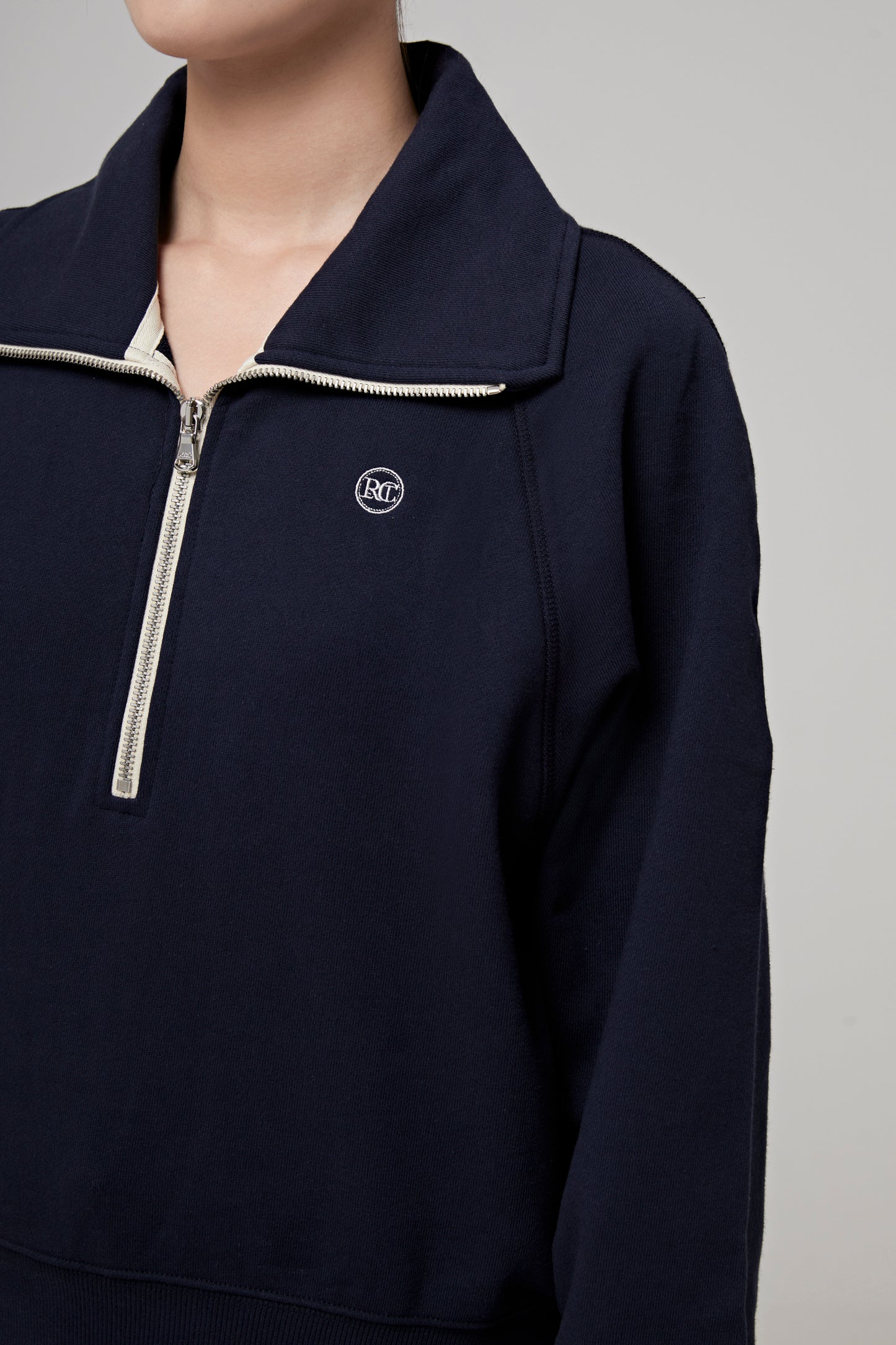SIGNATURE LOGO ZIP SWEATSHIRT