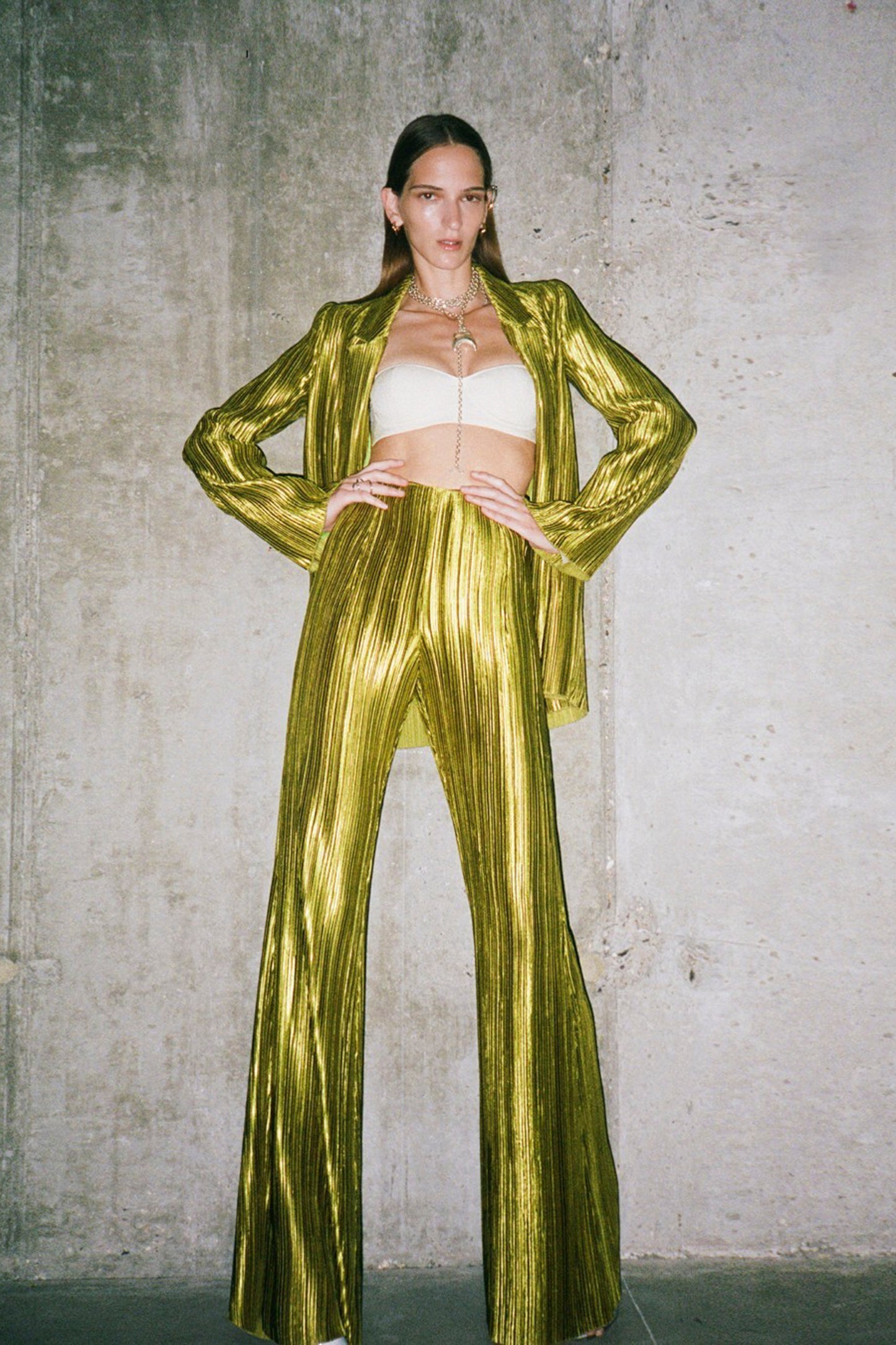 NUAGE PLEATED TROUSER