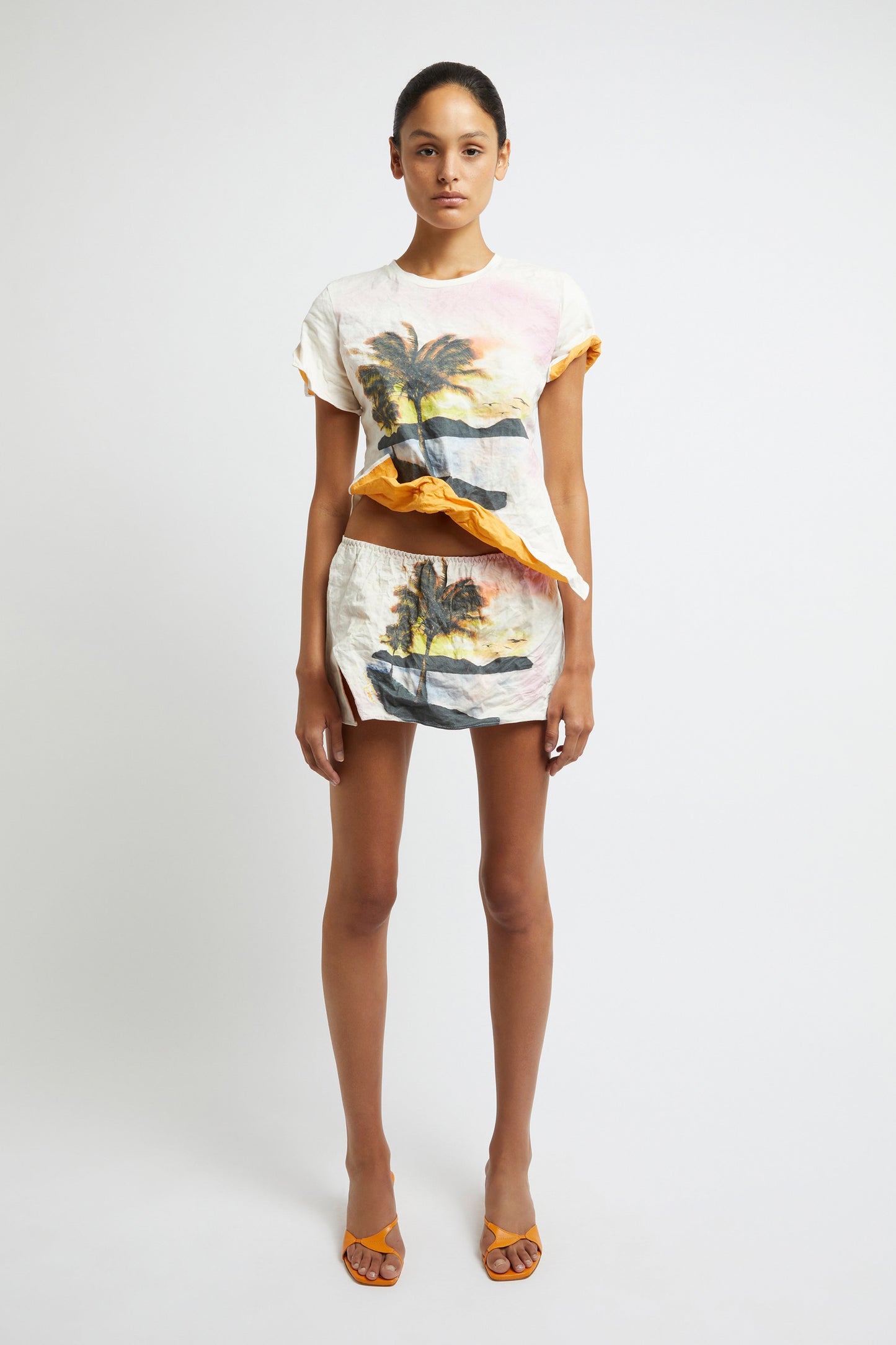 LOST SOUVENIR CRUSHED TEE