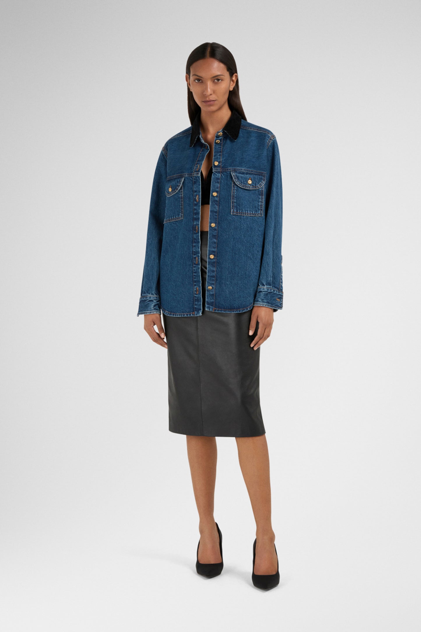 Nariida Sapphire Berber Shirt