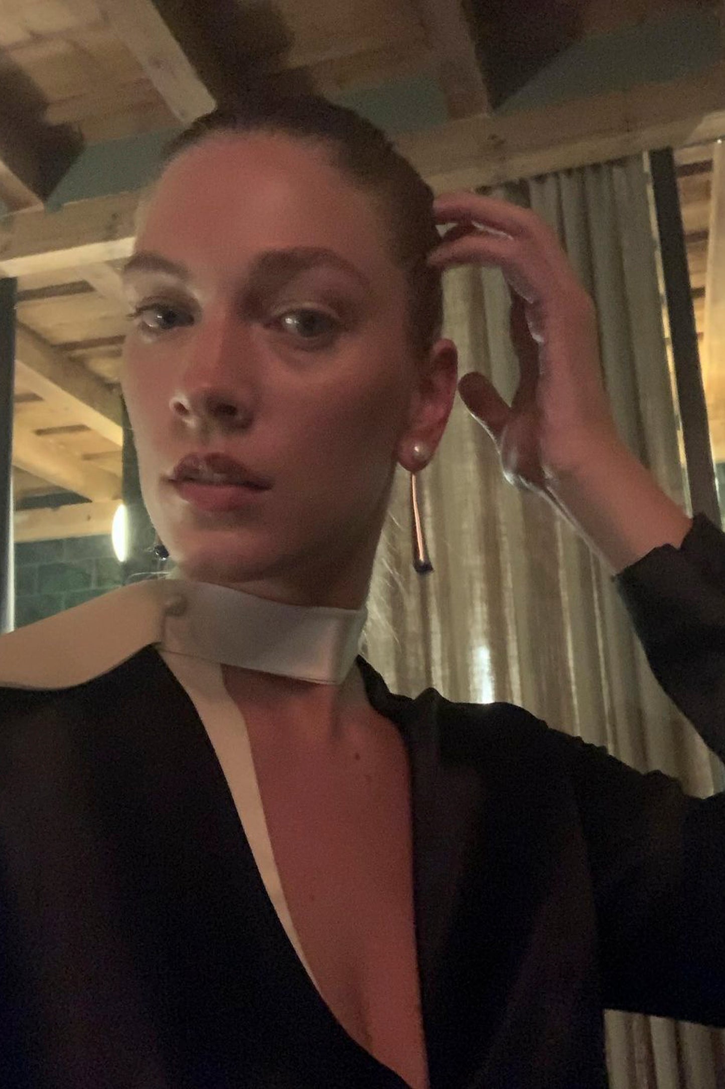 Onyx Lou Lou Earrings