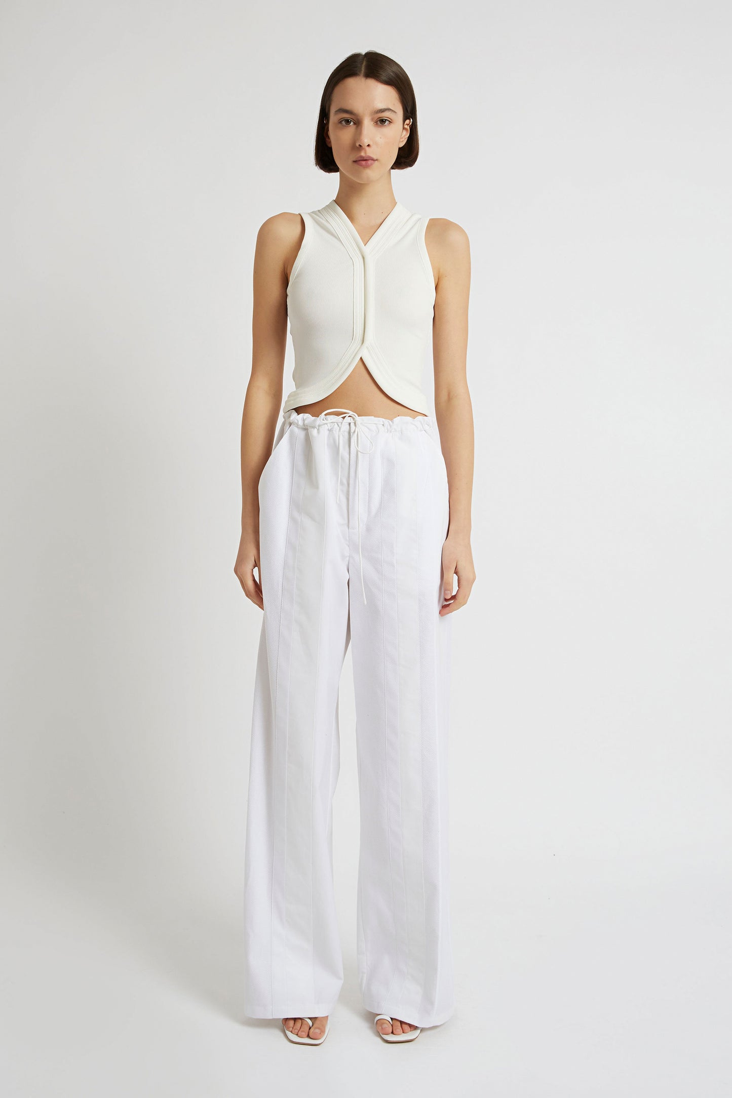 MULTI BIND RIB VEST TOP
