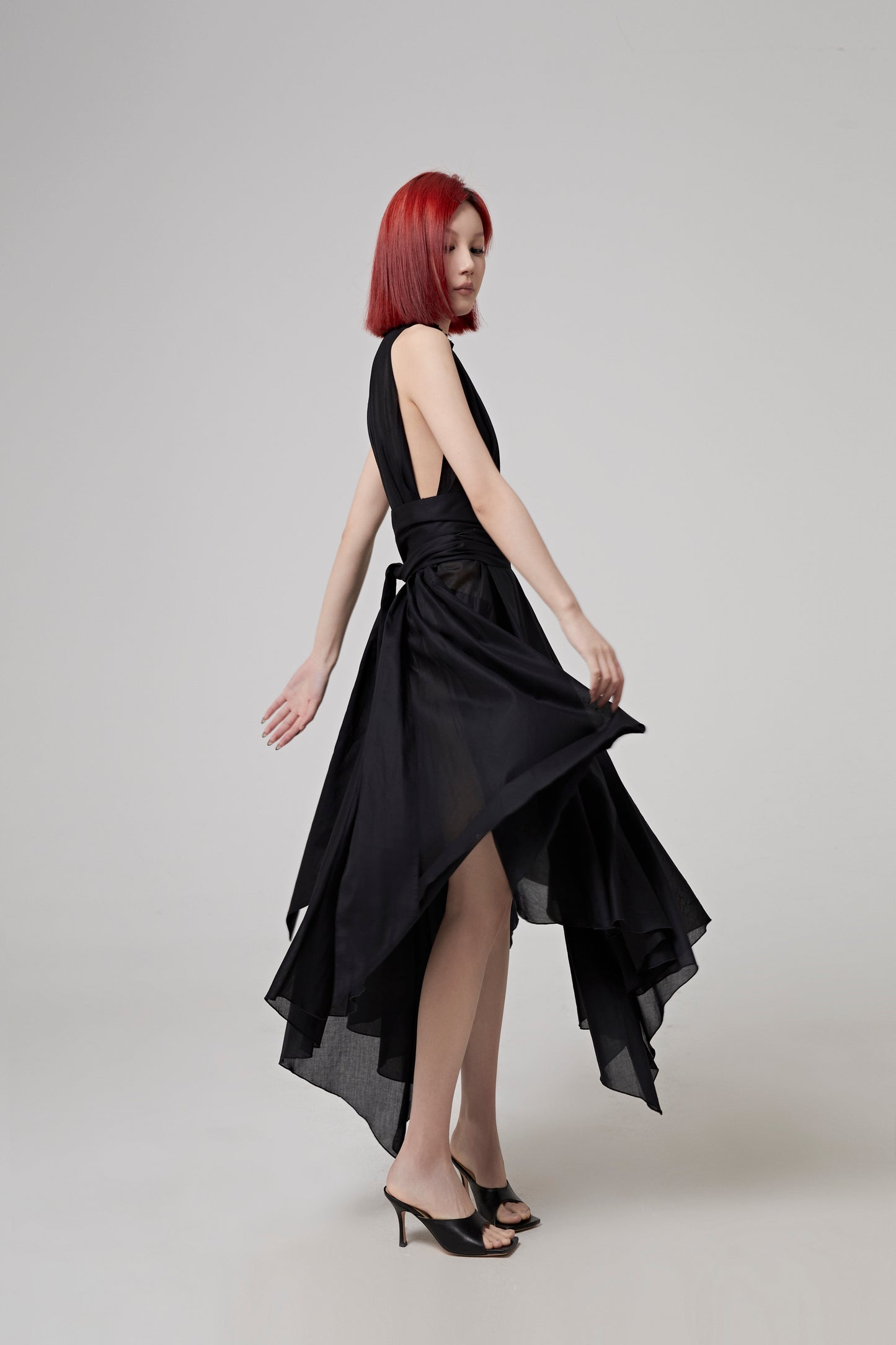IRREGULAR HEM DRESS