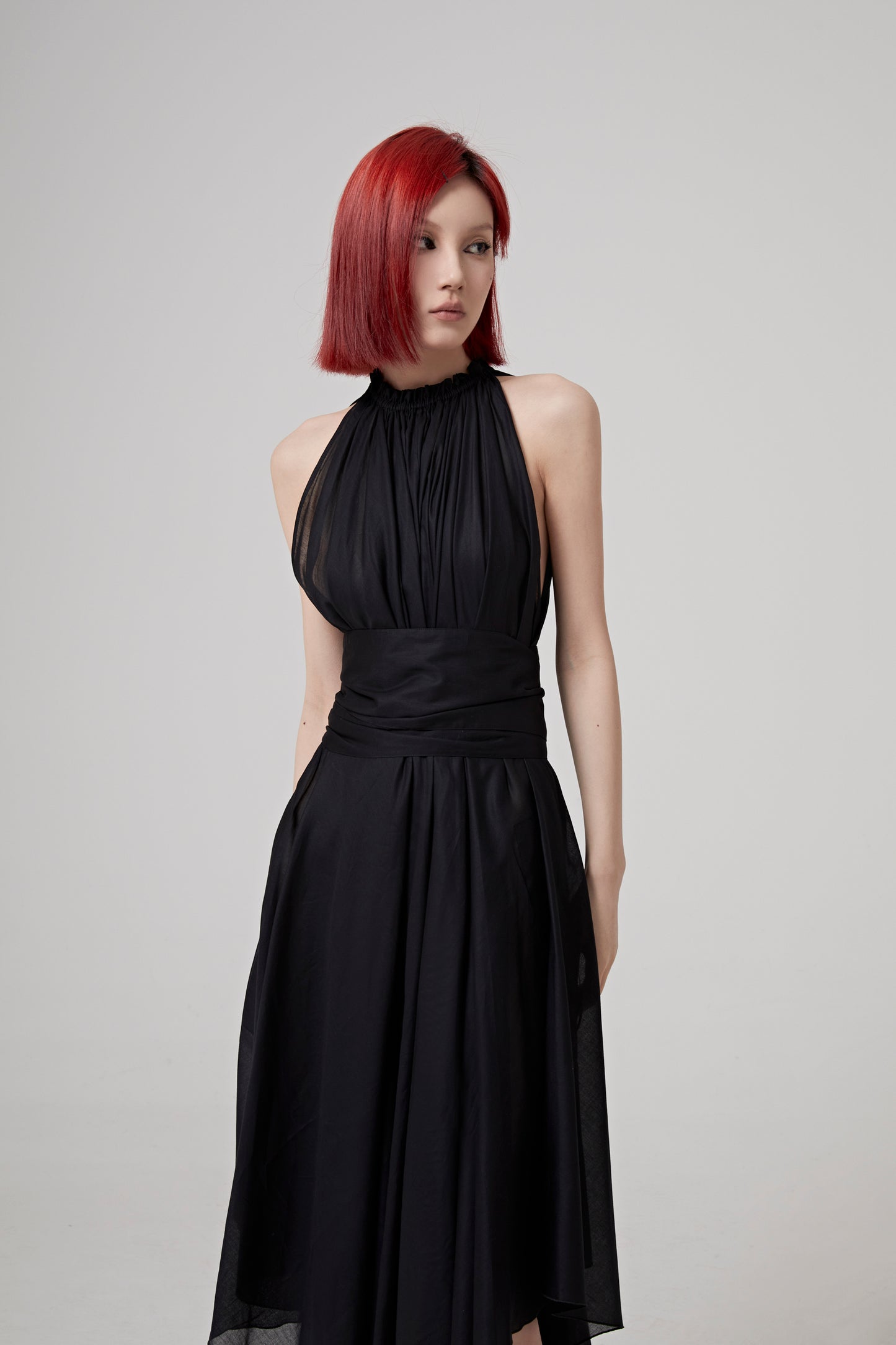 IRREGULAR HEM DRESS
