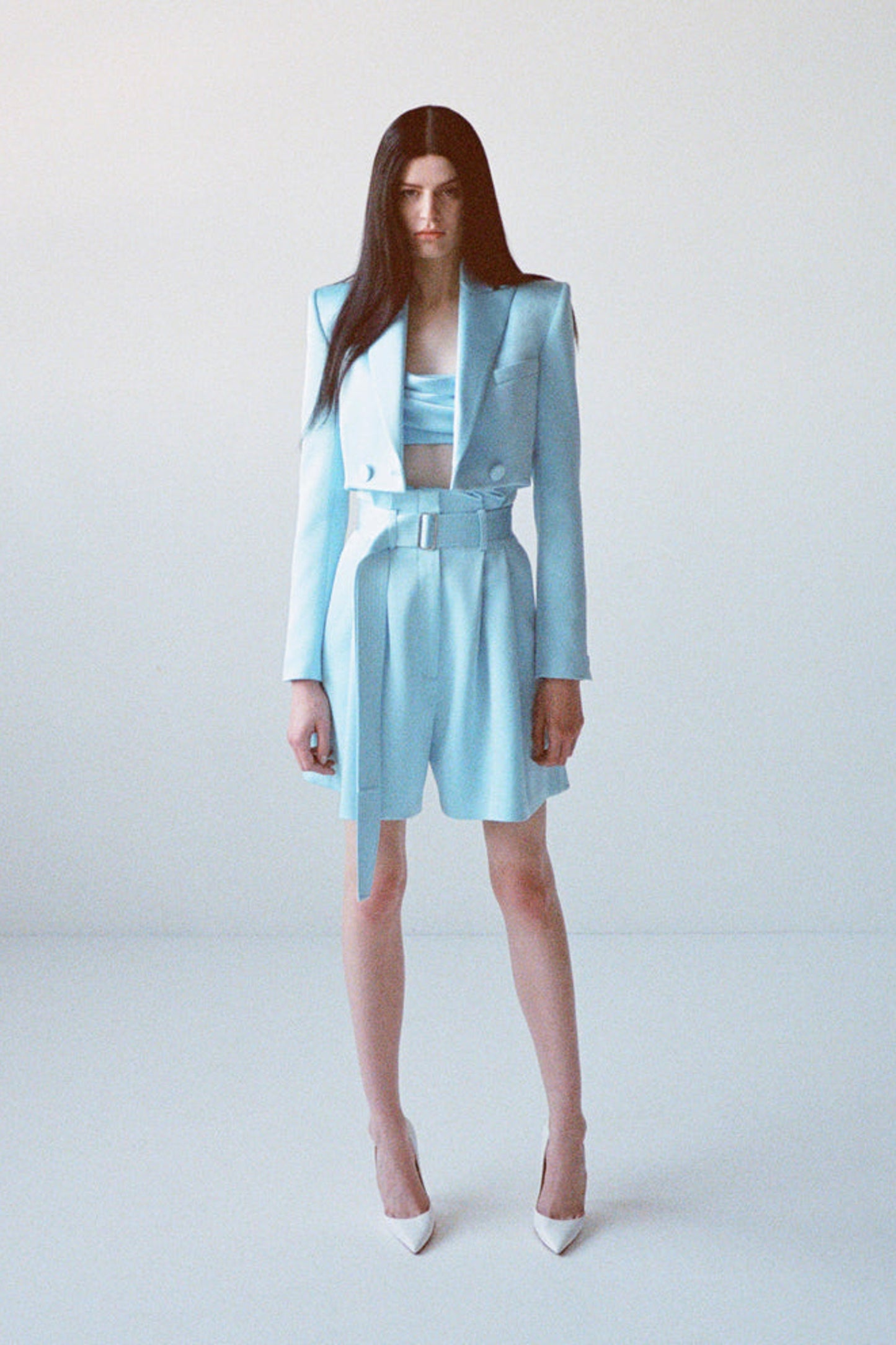 BUD TRIM PLEATED SHORTS