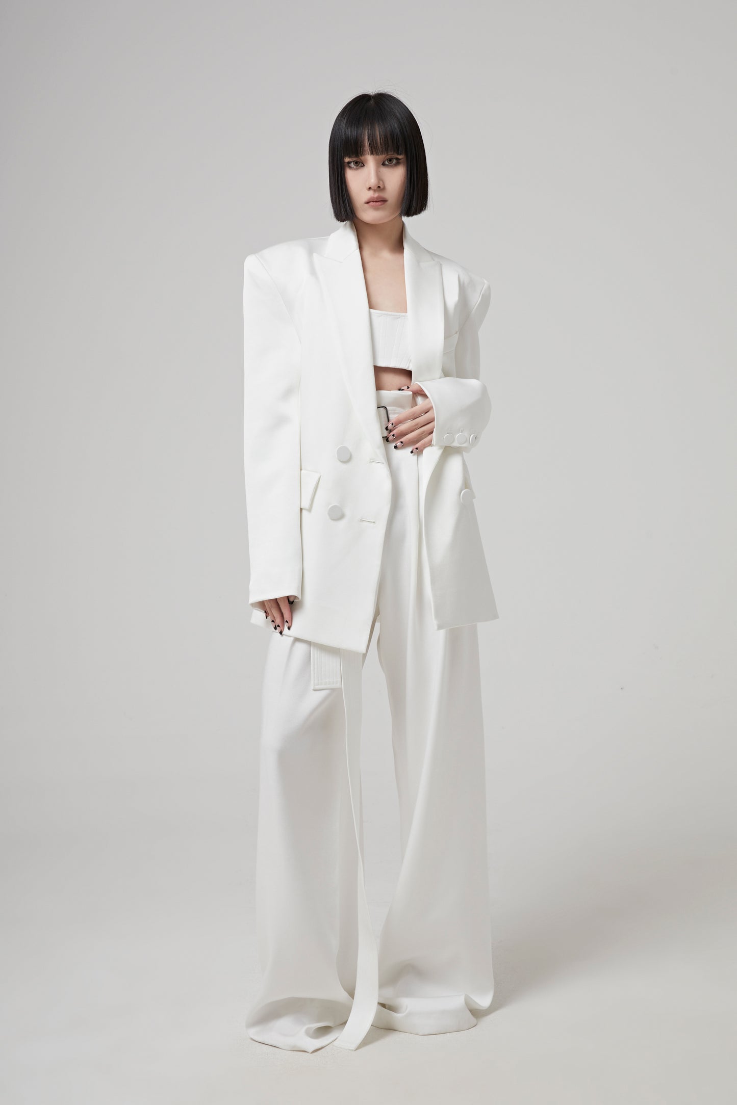 LONG LOOSE SUIT PANTS