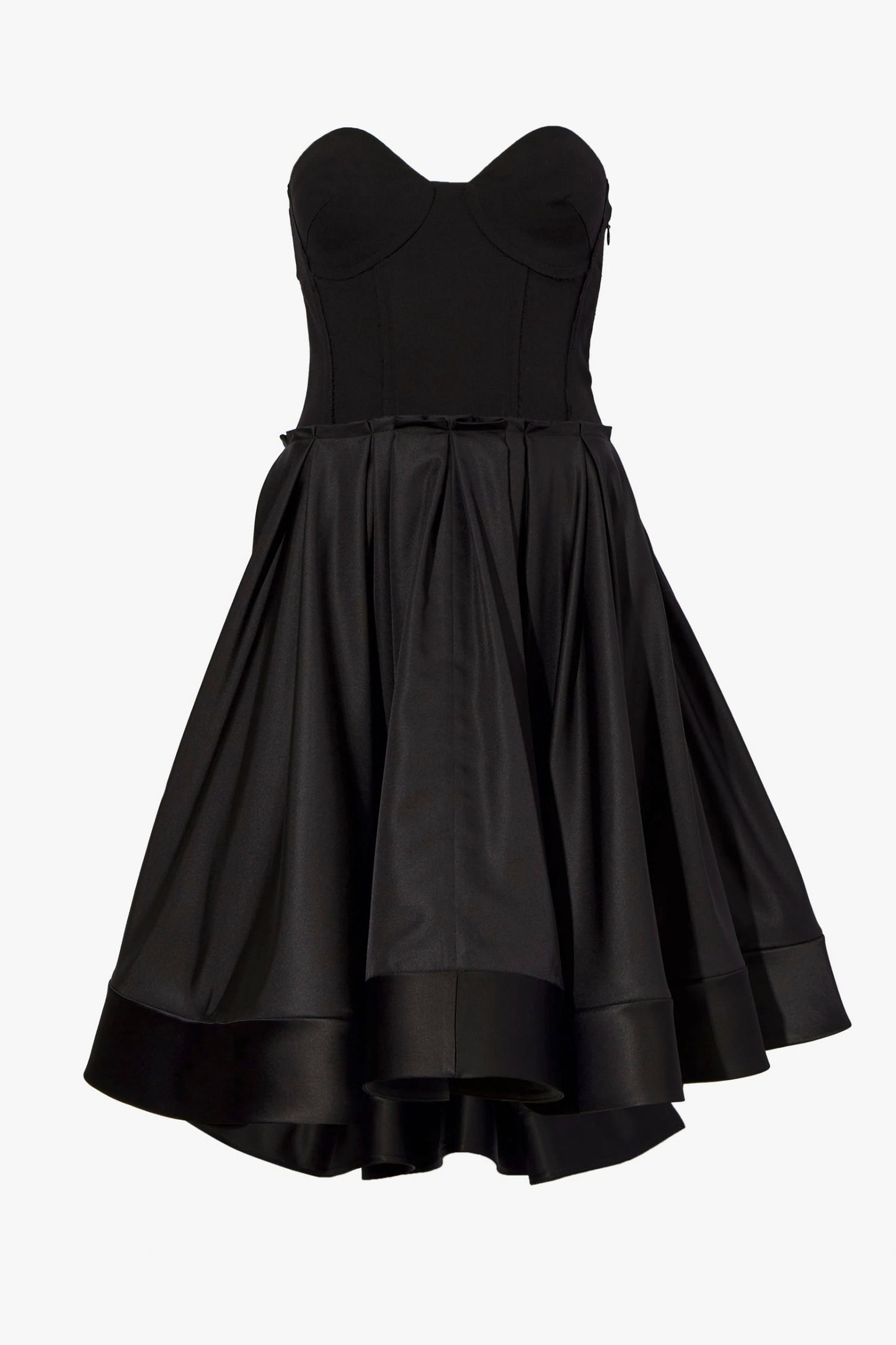 Silk Nylon Taffeta Bustier Dress