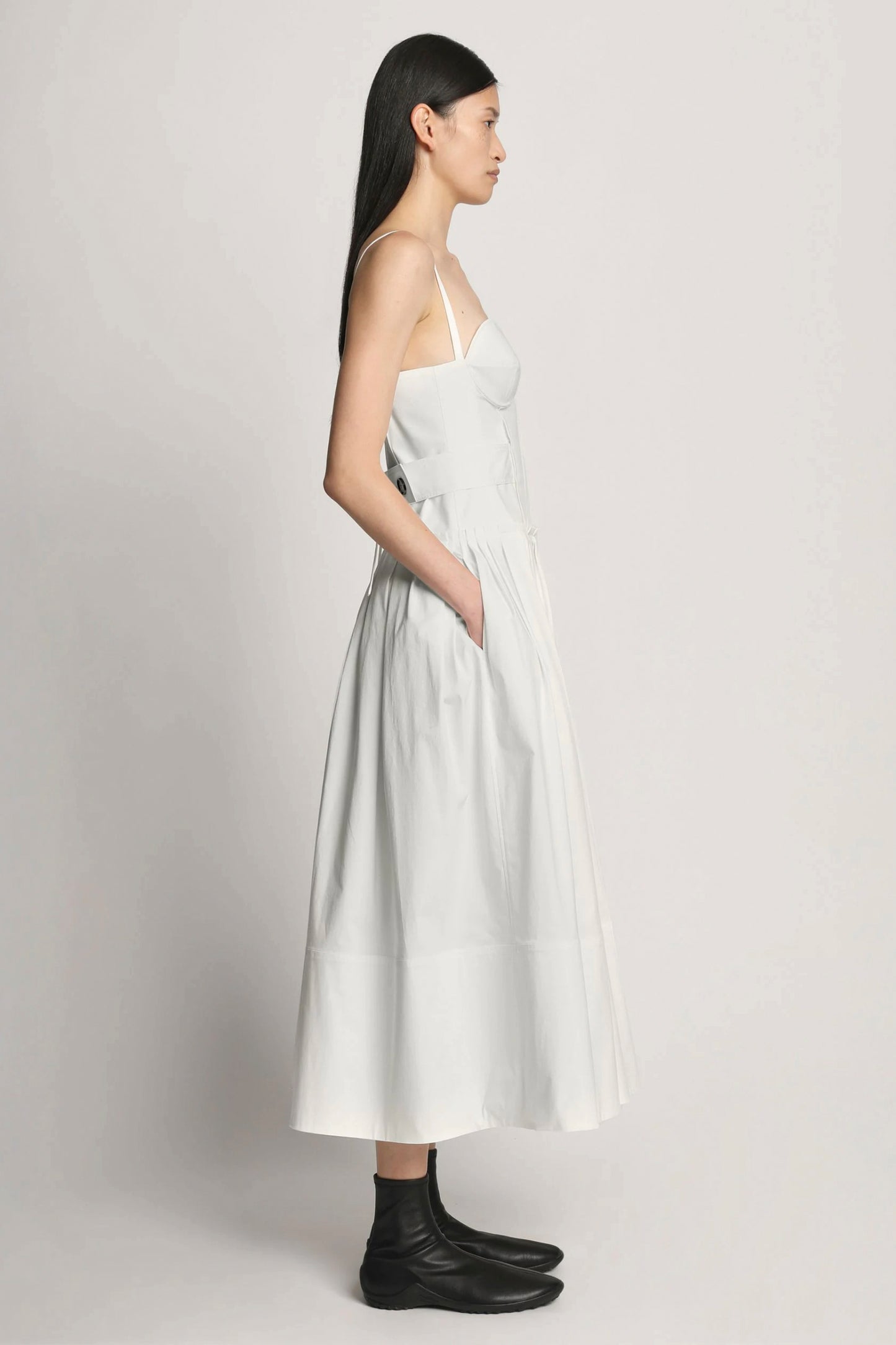 Poplin Bustier Dress