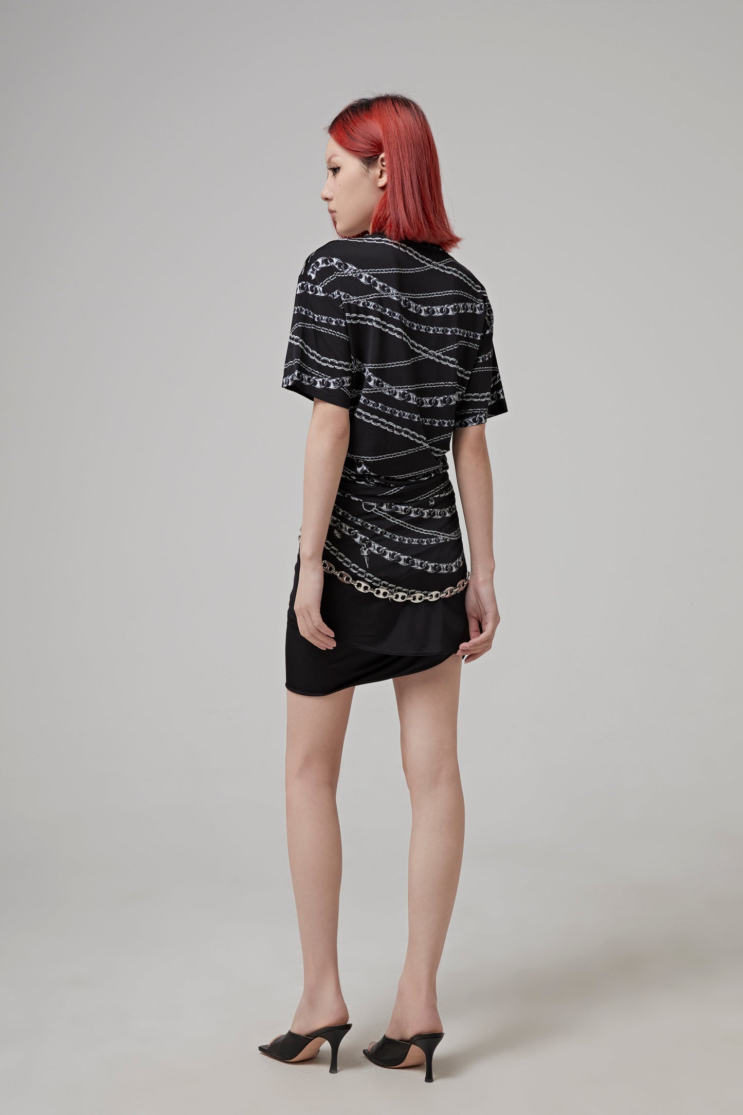DRAWSTRING CROPPED TOP