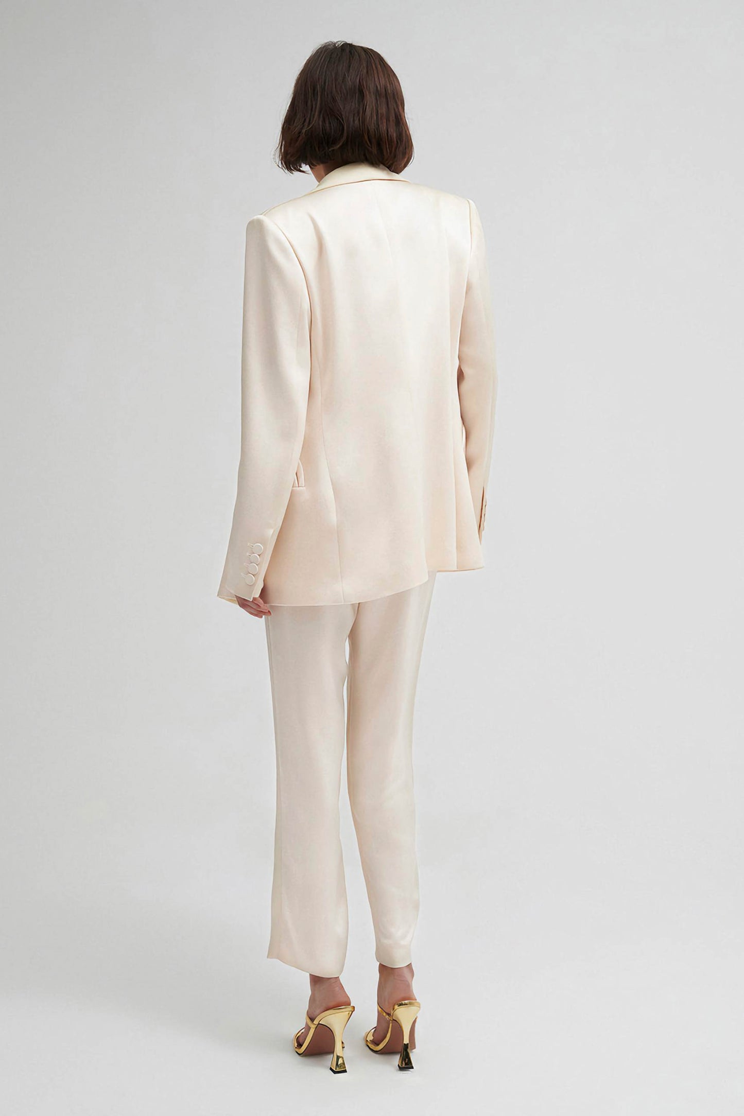 Novalis Ivory Heart Smoking Blazer