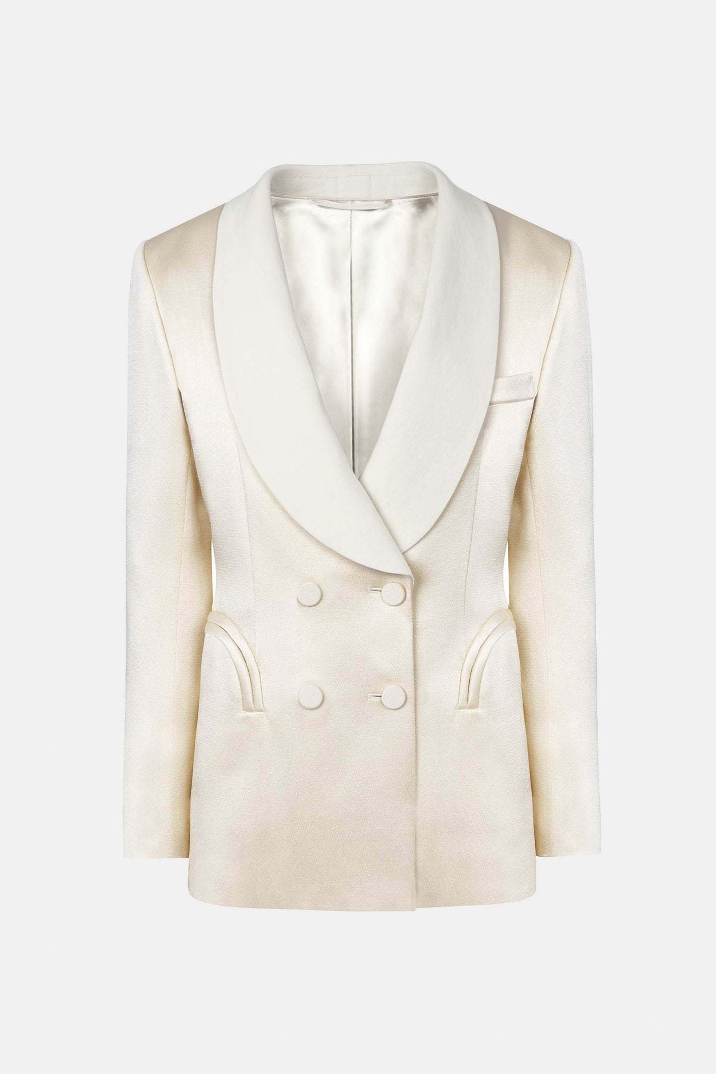 Novalis Ivory Heart Smoking Blazer