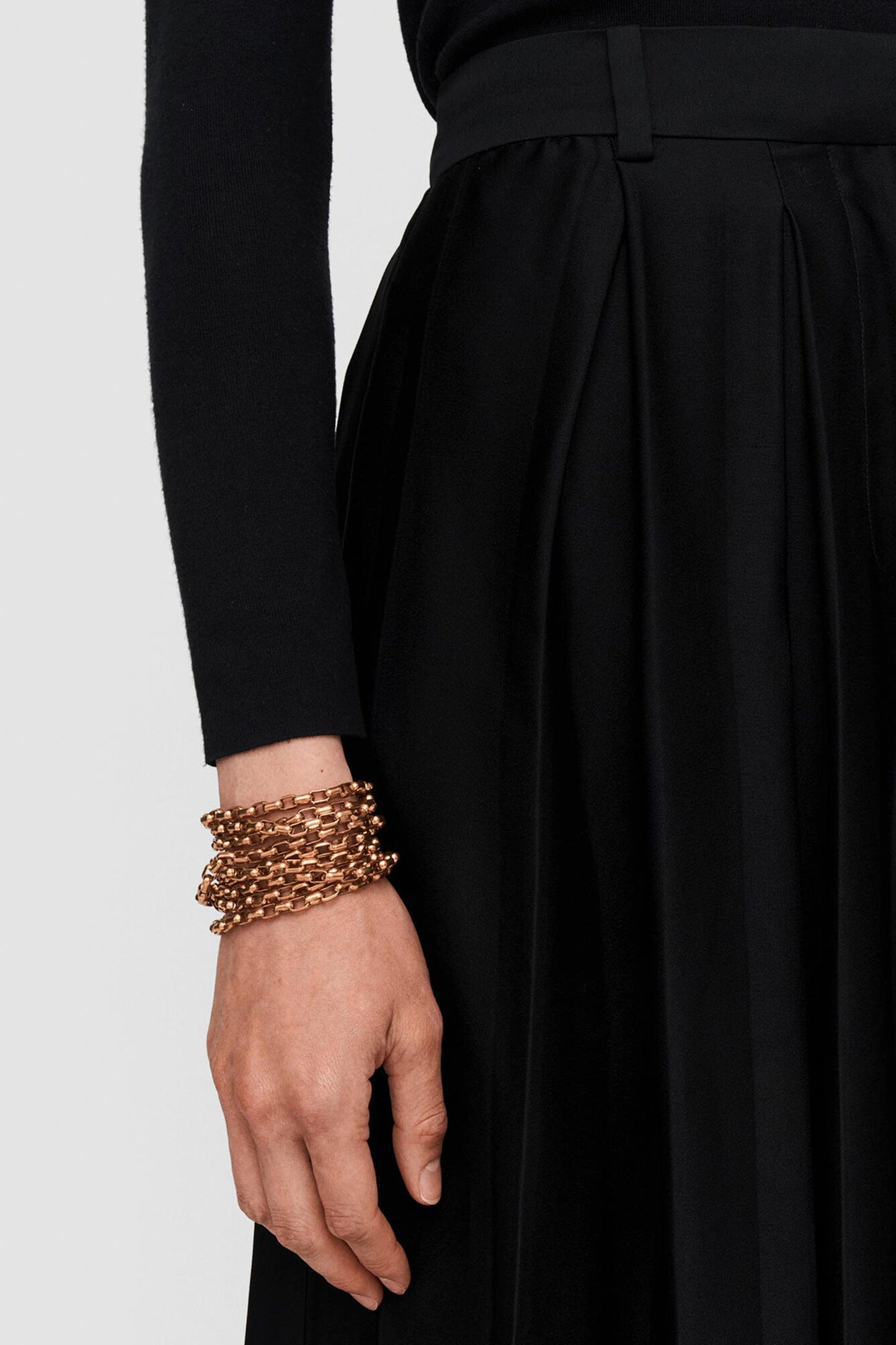 BARLOW/S-TROUSERS-SATIN PLISSE