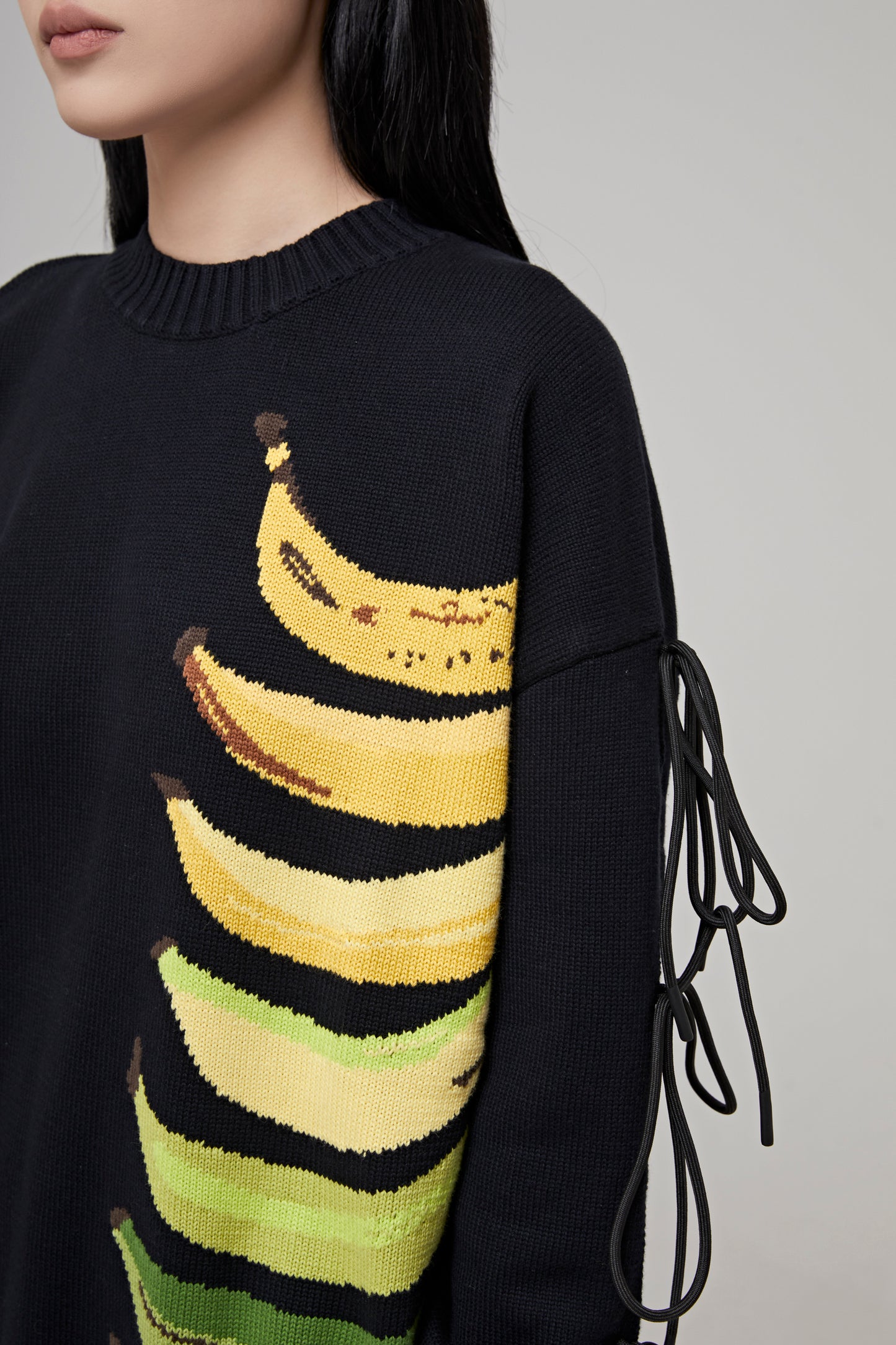BANANA FOIL PRINTED SWEATER