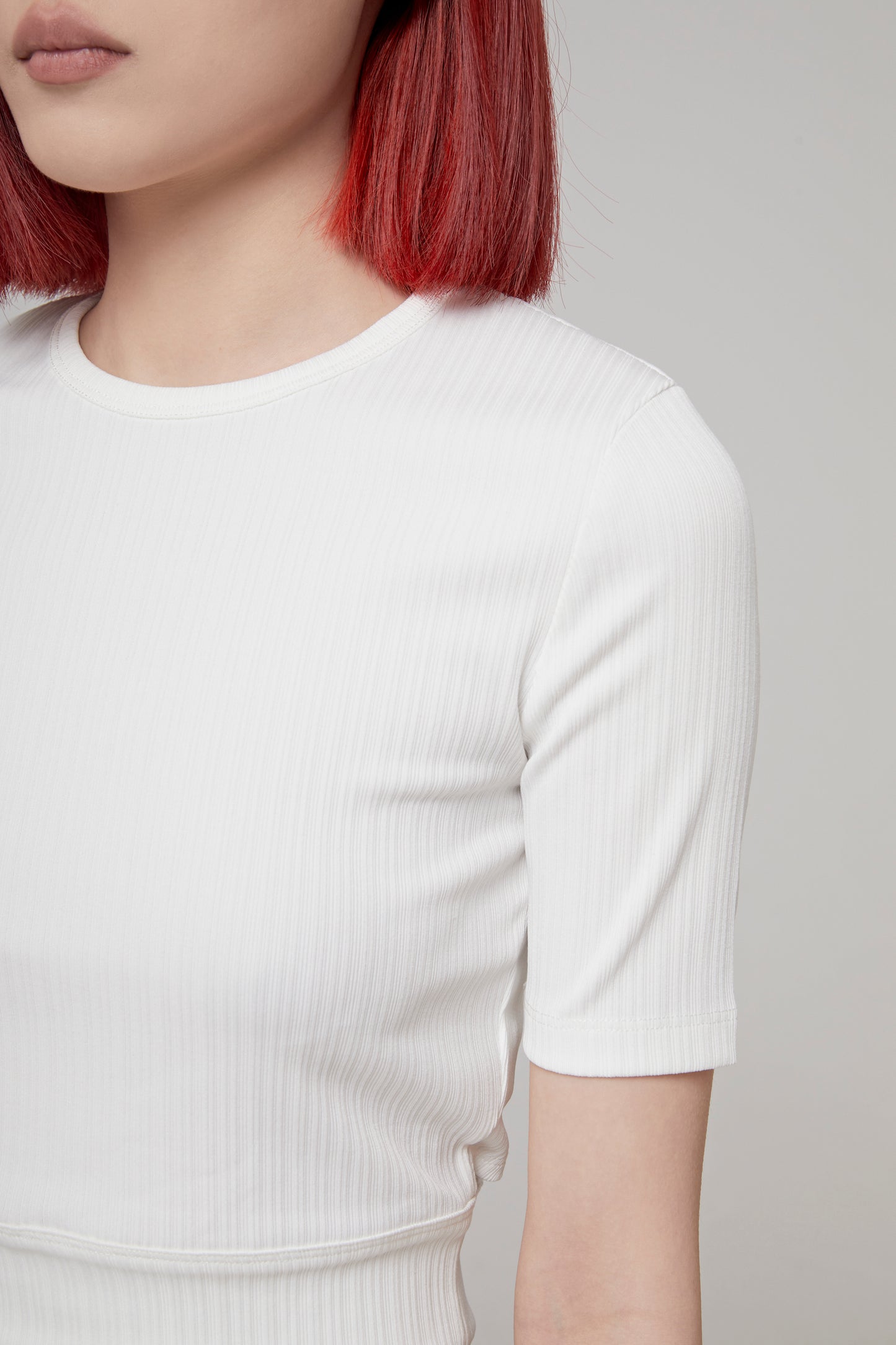 CROPPED RIB T.HVY VR