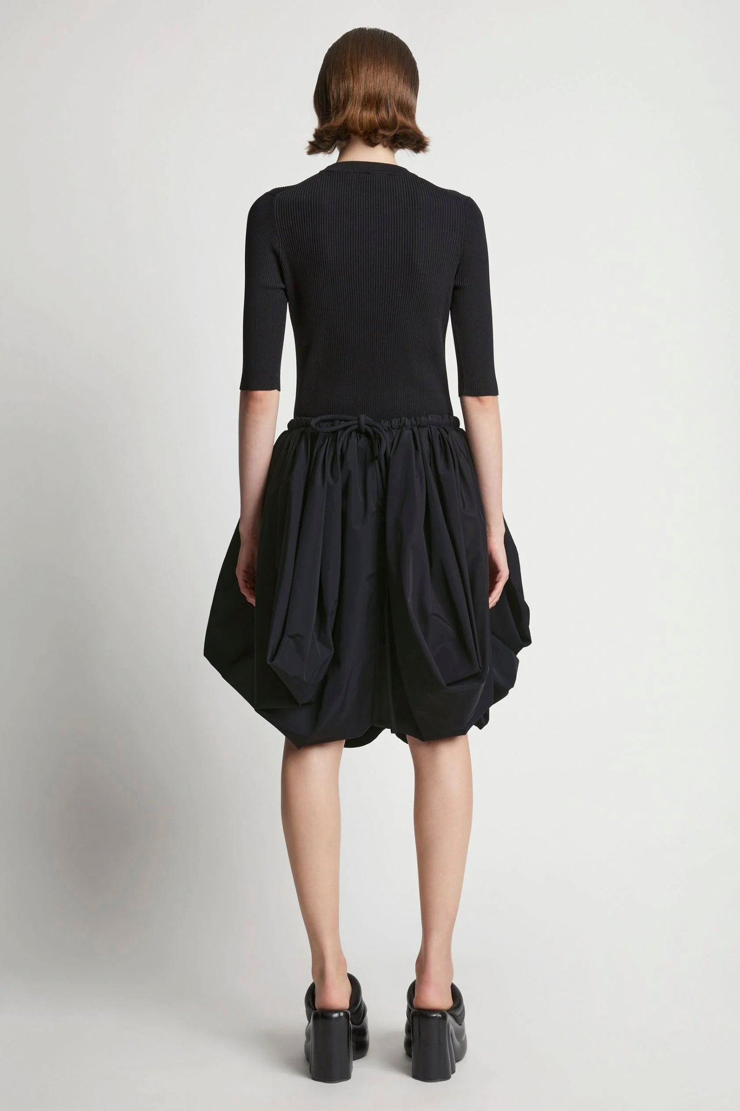 Technical Cotton Voluminous Skirt