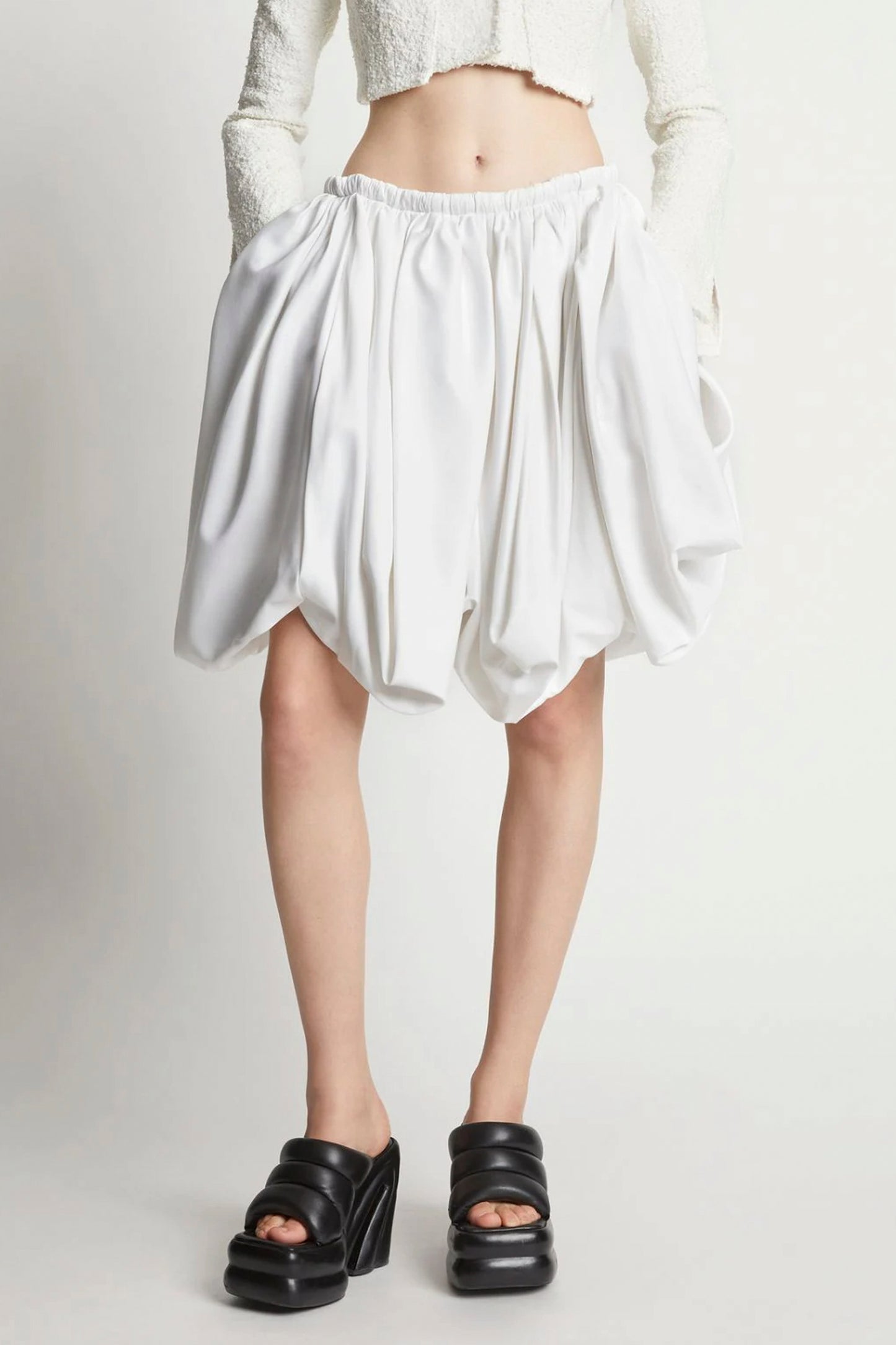 Technical Cotton Voluminous Skirt