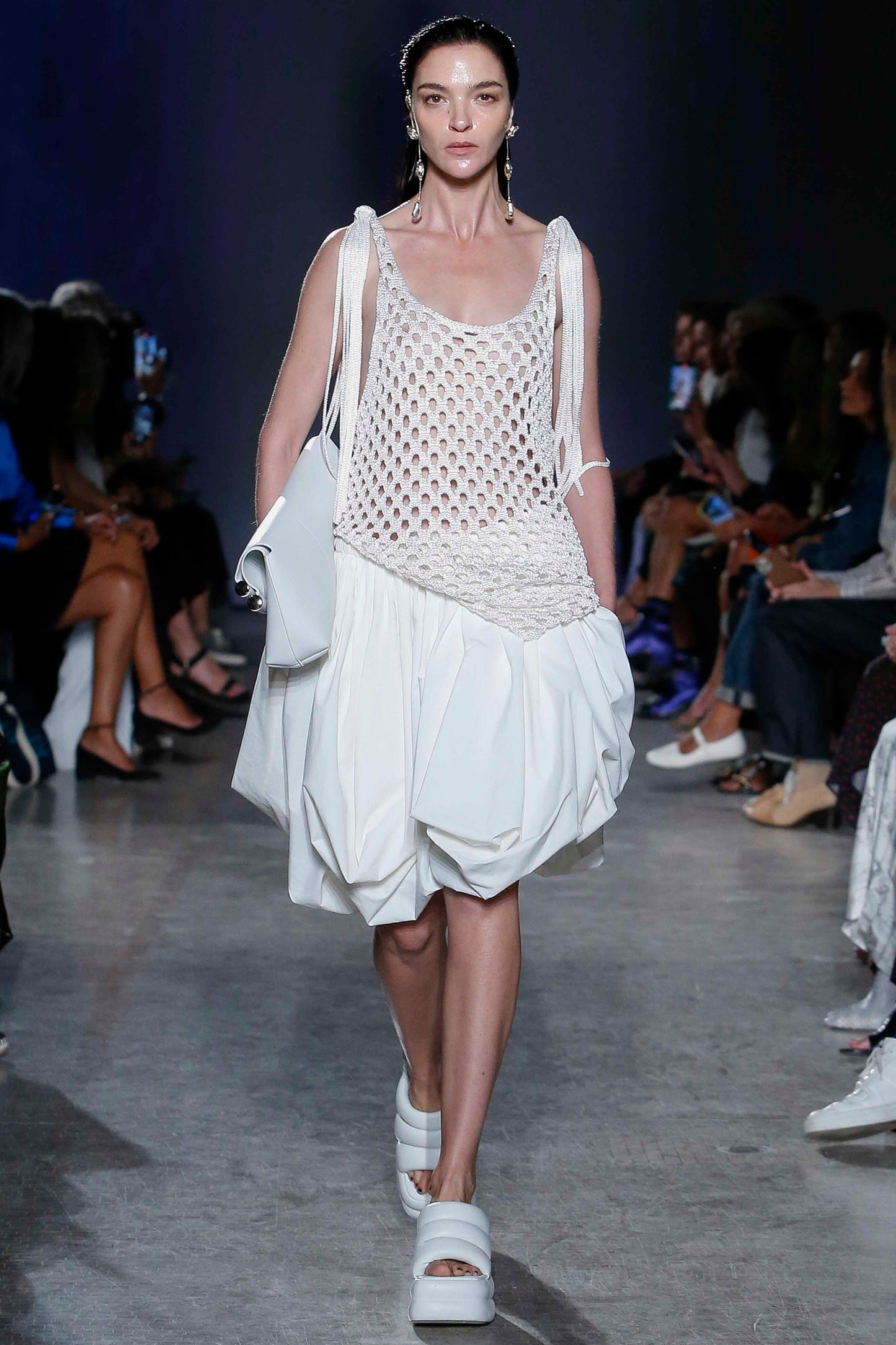 Technical Cotton Voluminous Skirt