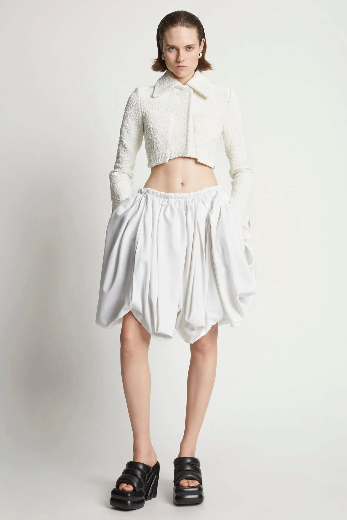 Technical Cotton Voluminous Skirt