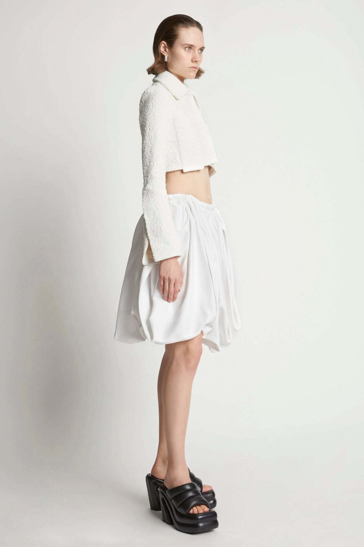 Technical Cotton Voluminous Skirt