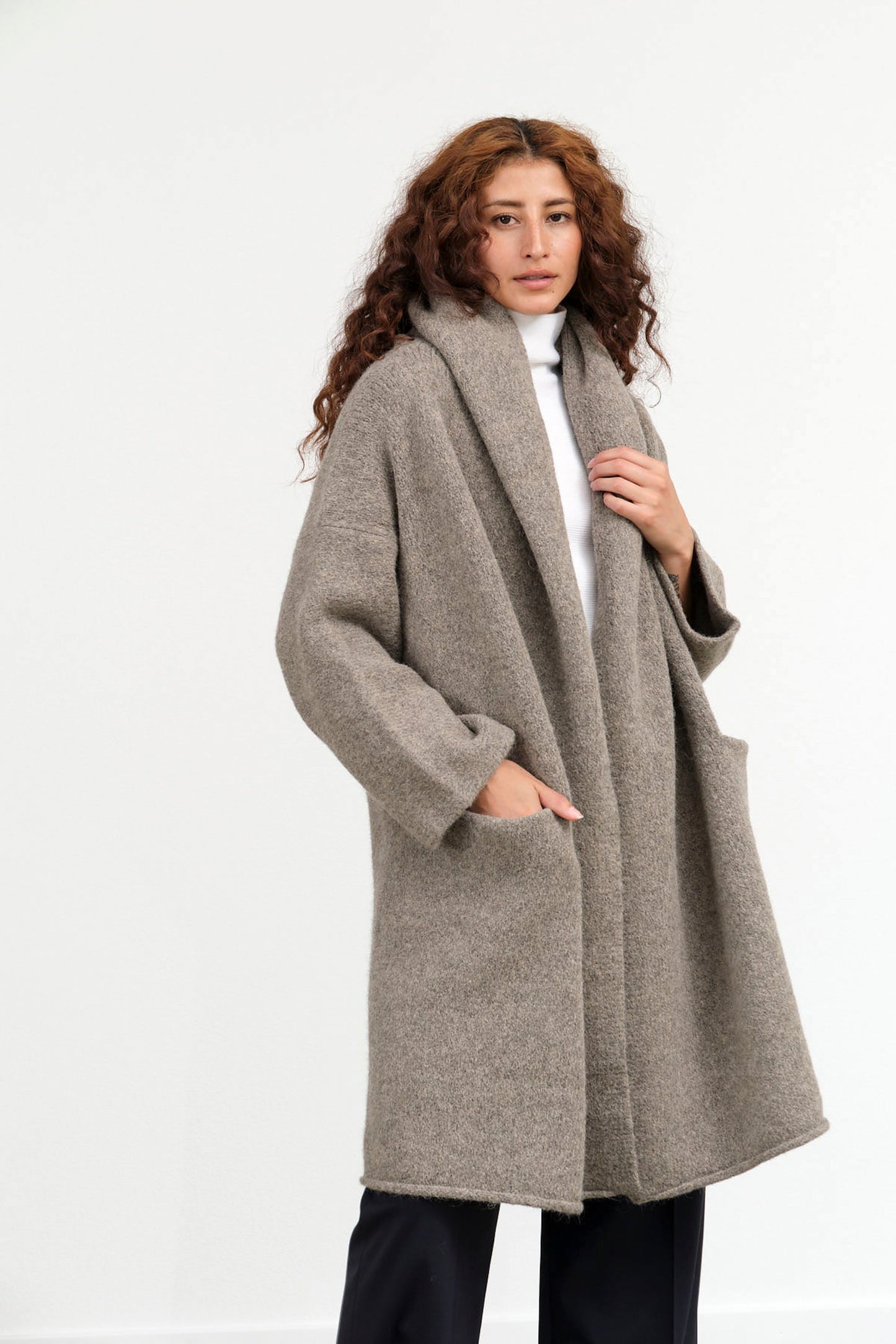 LONG SHAWL CARDIGAN