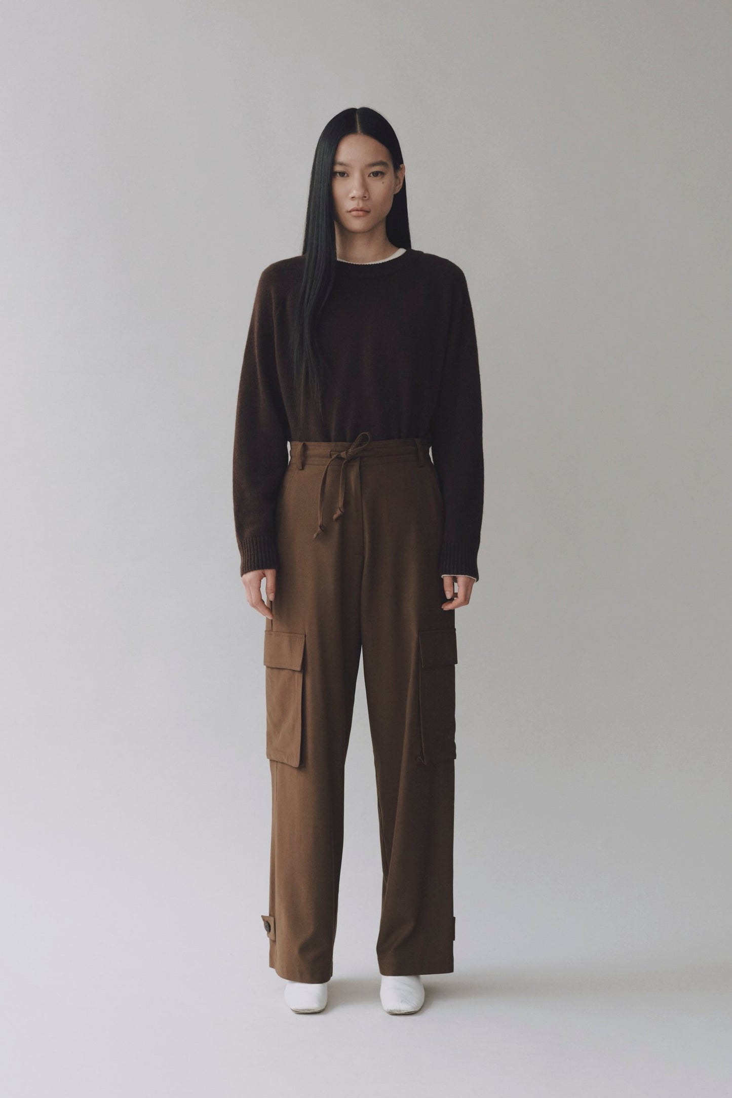 CHASHMERE BLEND CREWNECK KNIT