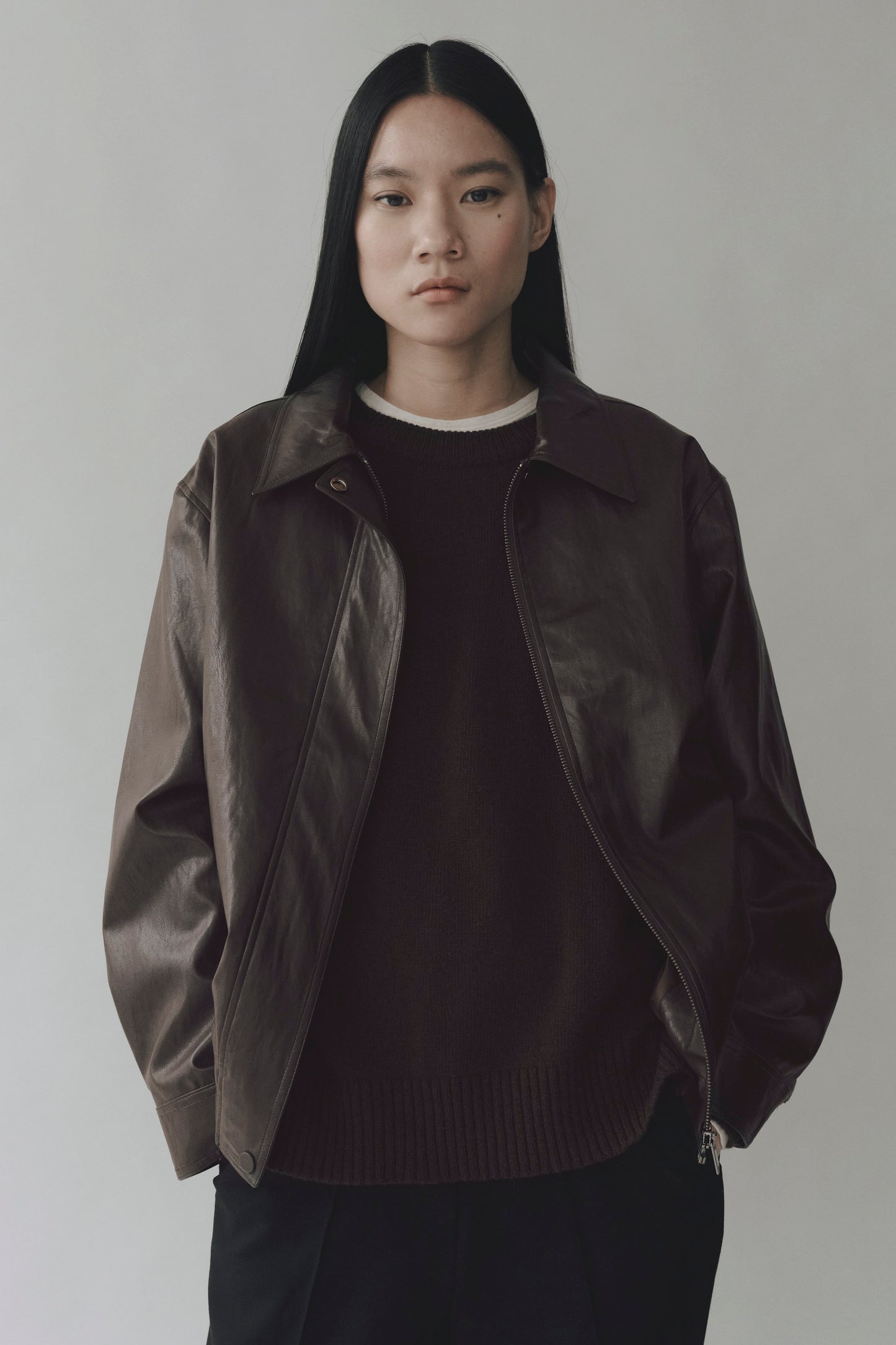 CHASHMERE BLEND CREWNECK KNIT